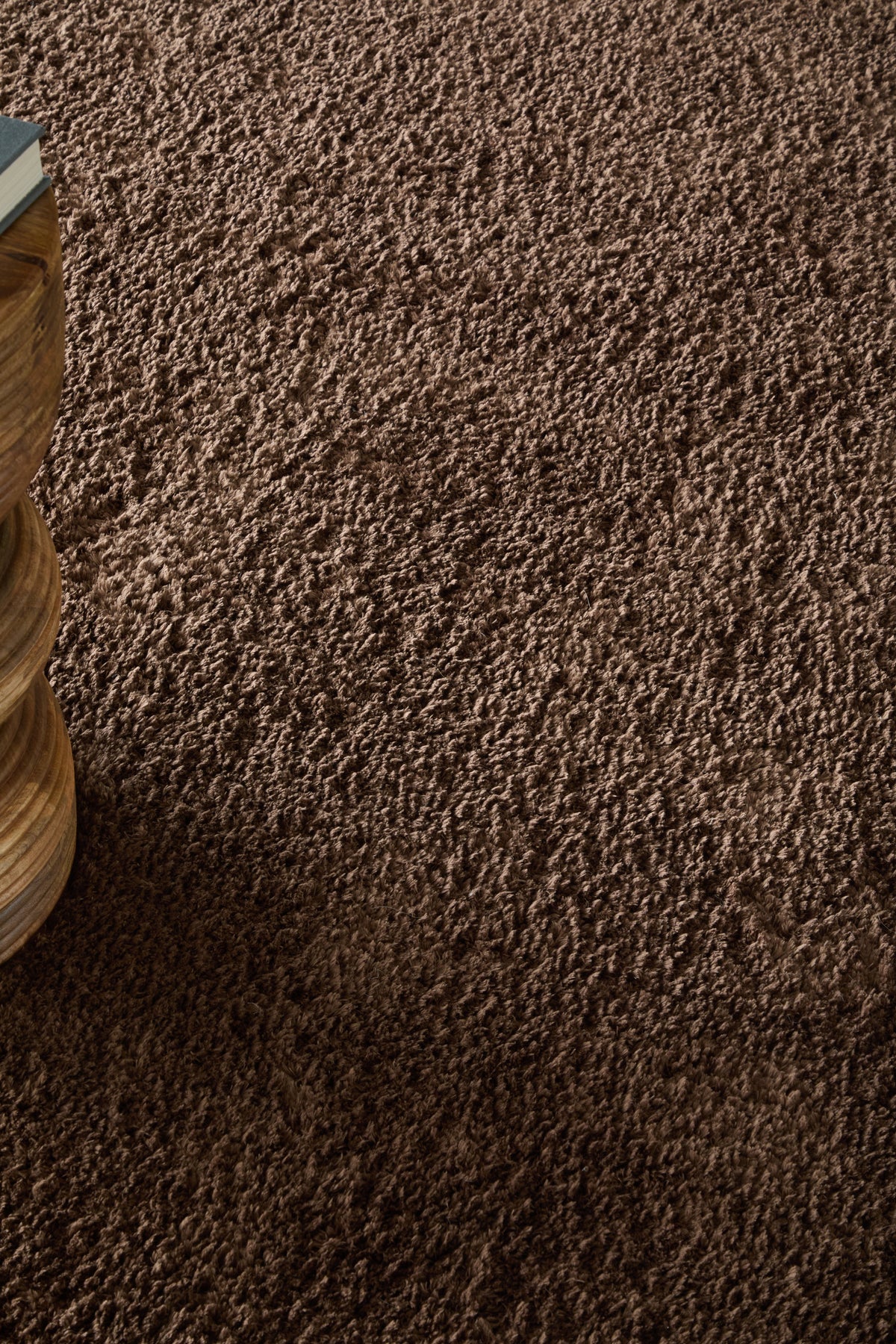 Tula Modern/Classic Solid Brown - Feizy Rug