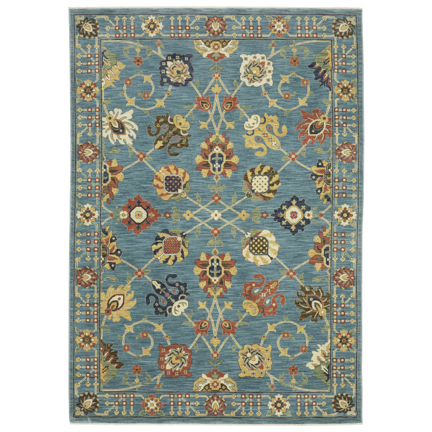 FRANCESCA FR01E Blue Rug - ORIENTAL WEAVERS