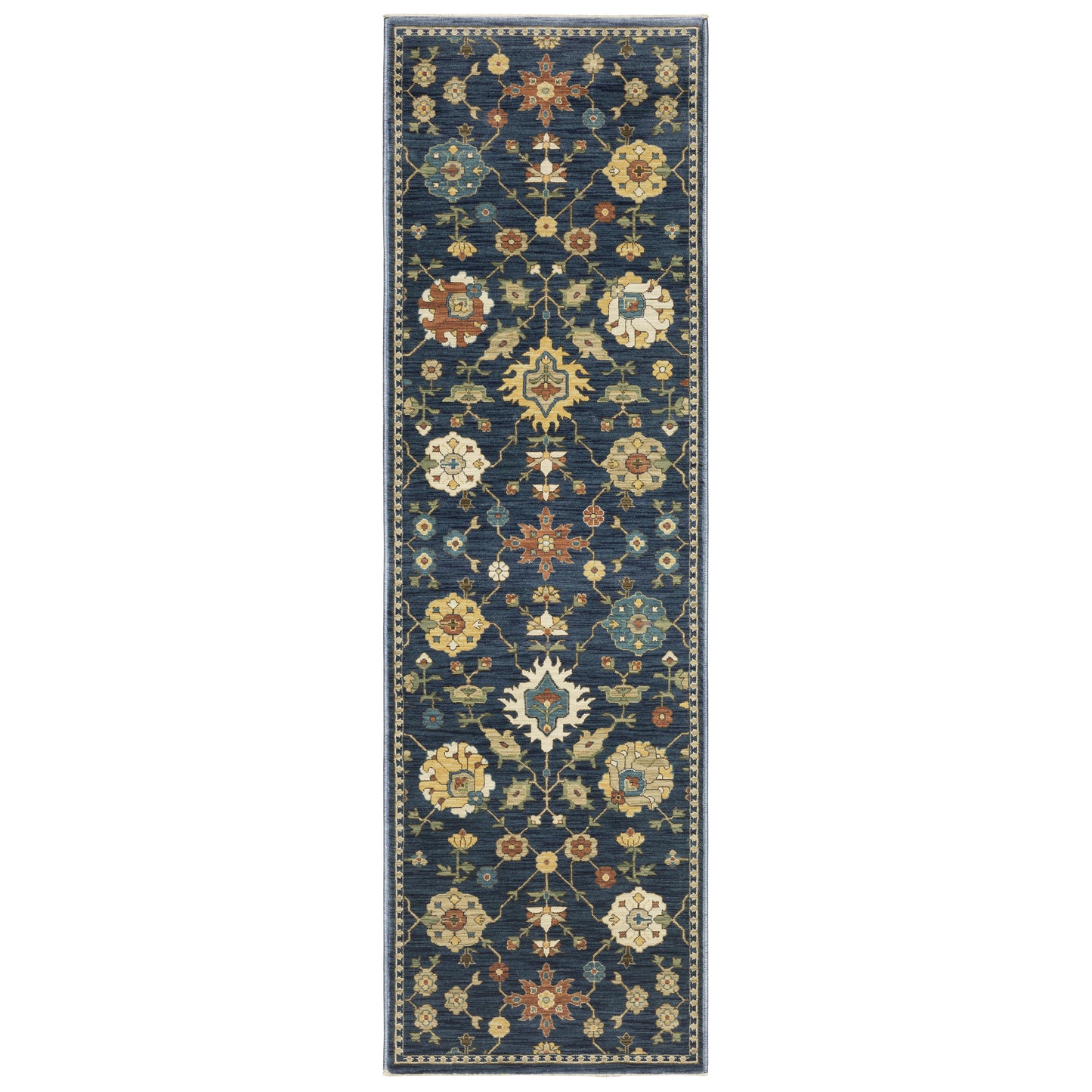 FRANCESCA FR02L Blue Rug - ORIENTAL WEAVERS