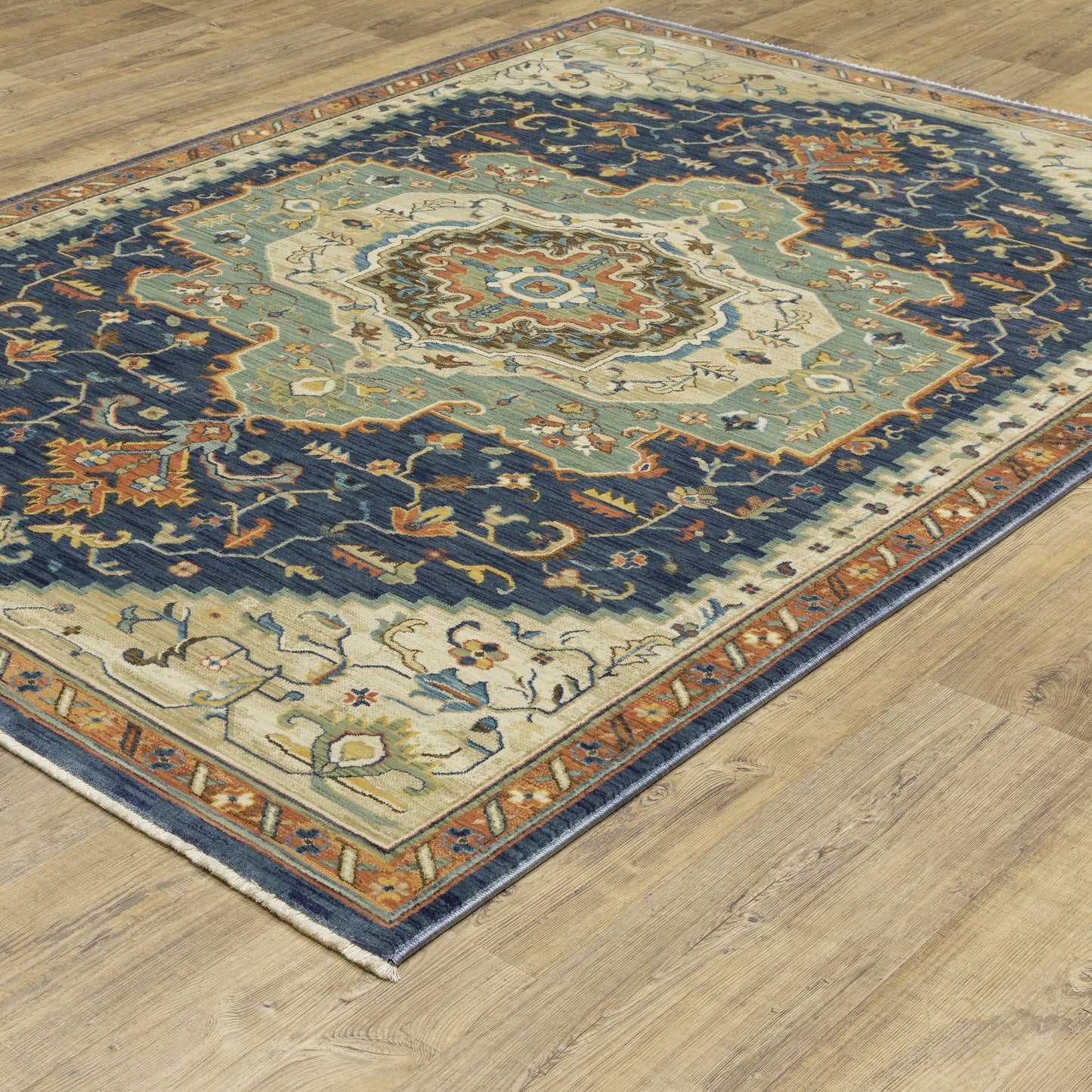 FRANCESCA FR09F Blue Rug - ORIENTAL WEAVERS