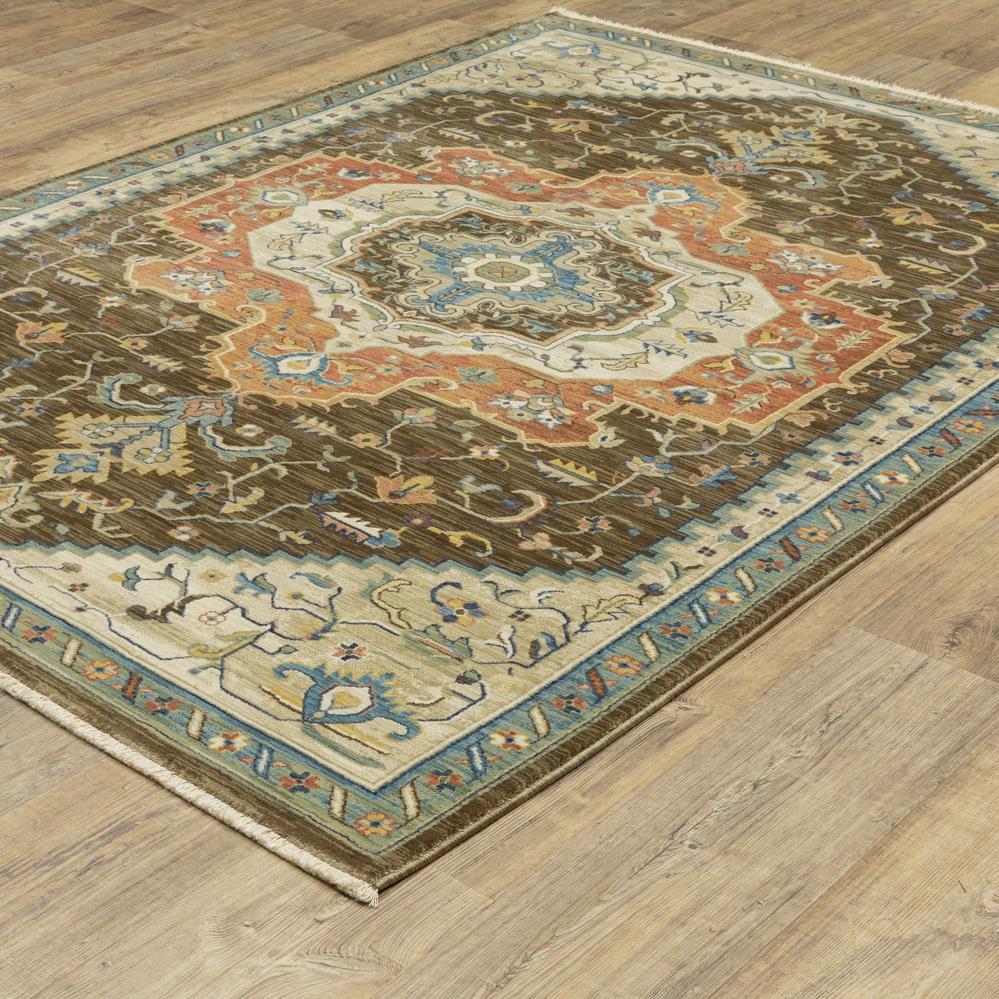 FRANCESCA FR09M Brown Rug - ORIENTAL WEAVERS