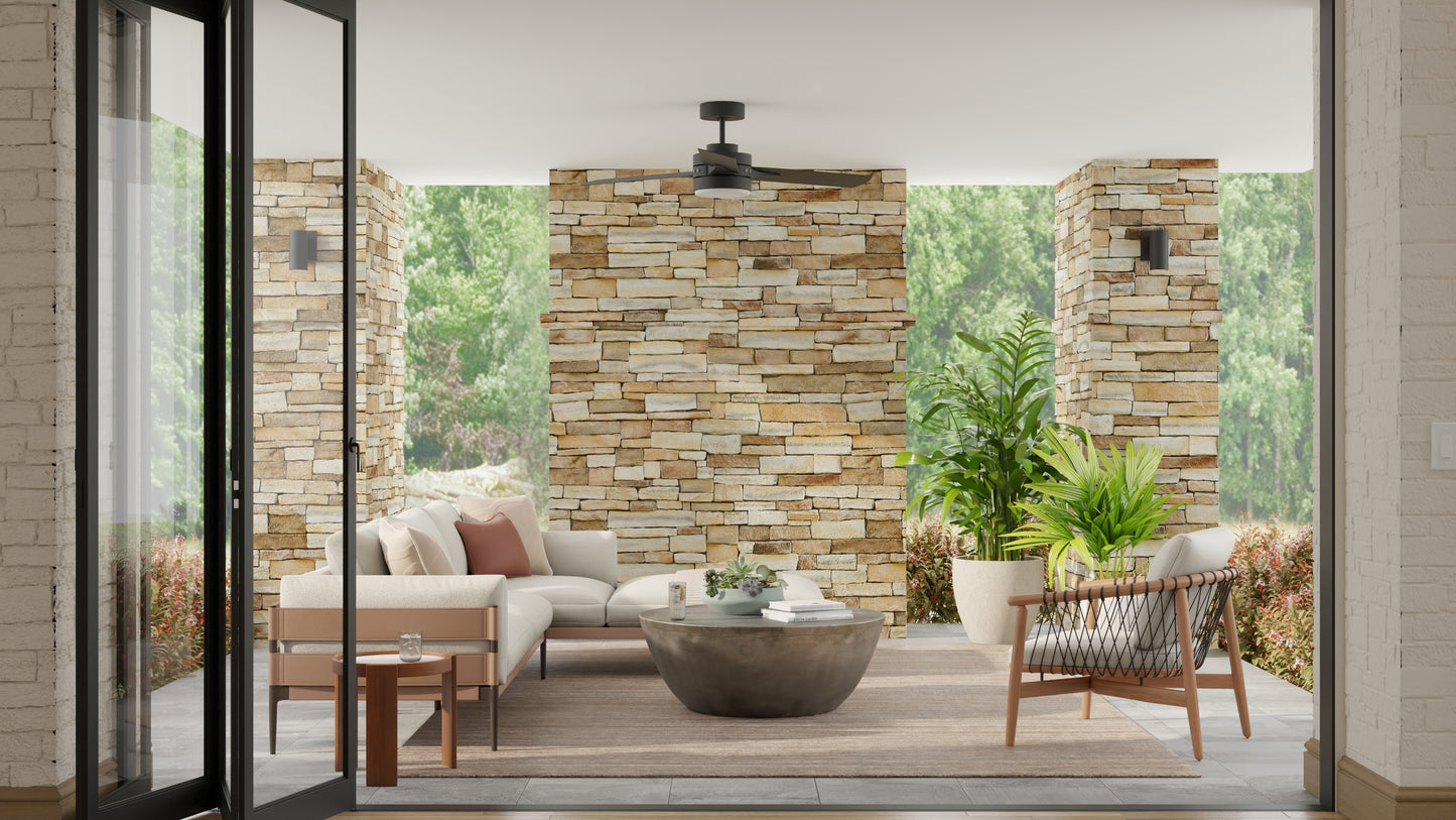 Lakewood Modern/Casual Solid/Distressed/Stripes Brown/Black/Gray - Feizy Rug