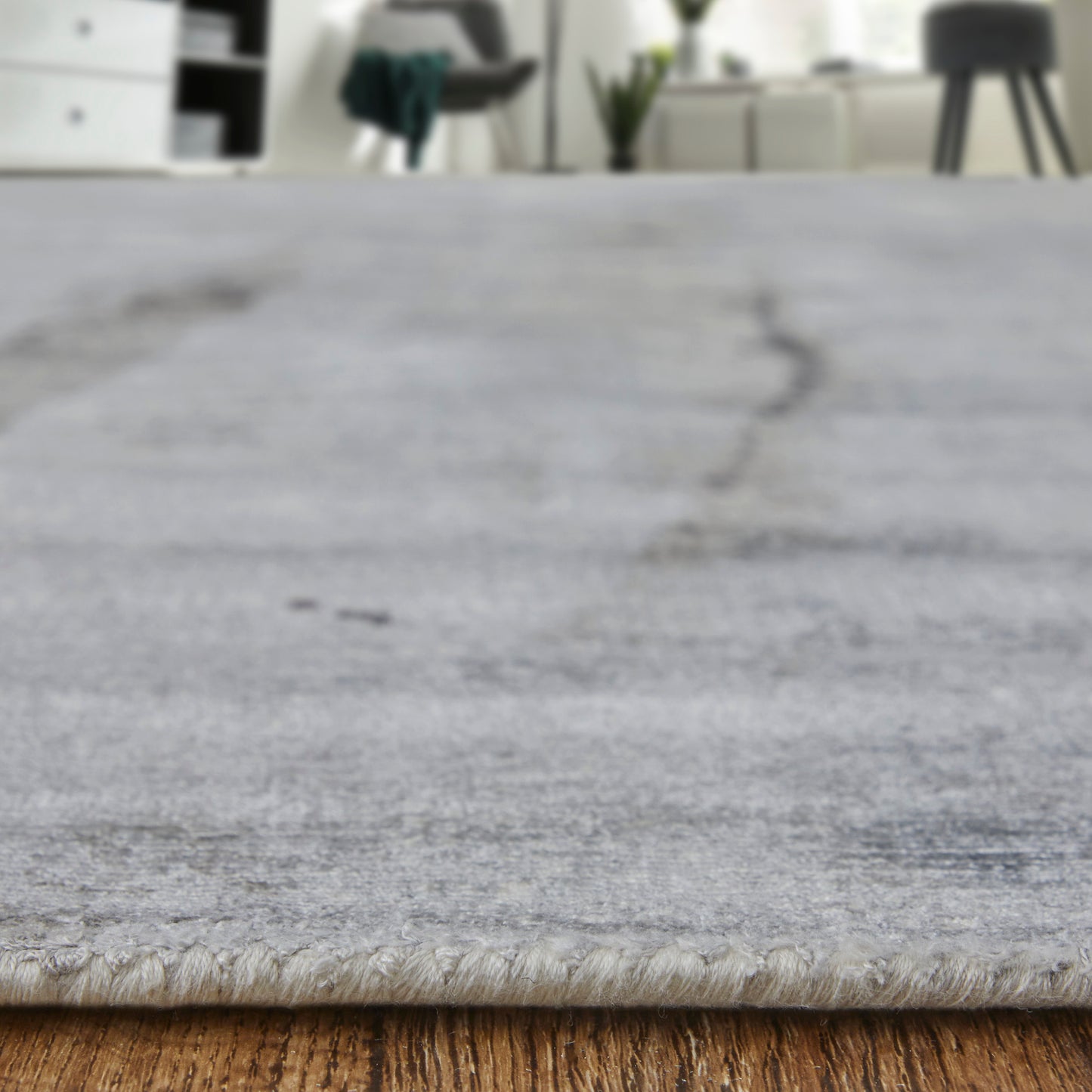 Emory Modern/Luxury & Glam/Casual Abstract/Watercolor Gray/Taupe/Ivory - Feizy Rug