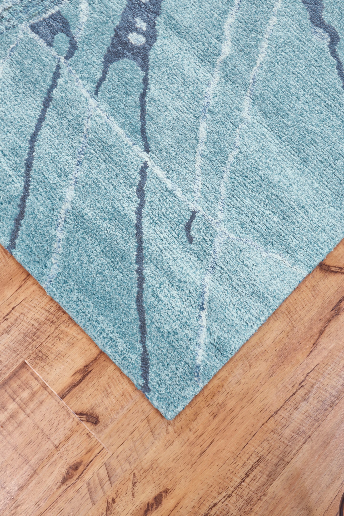 Cosmo Transitional/Nautical & Coastal Abstract/Gradient & Ombre Blue/Green/Gray - Feizy Rug