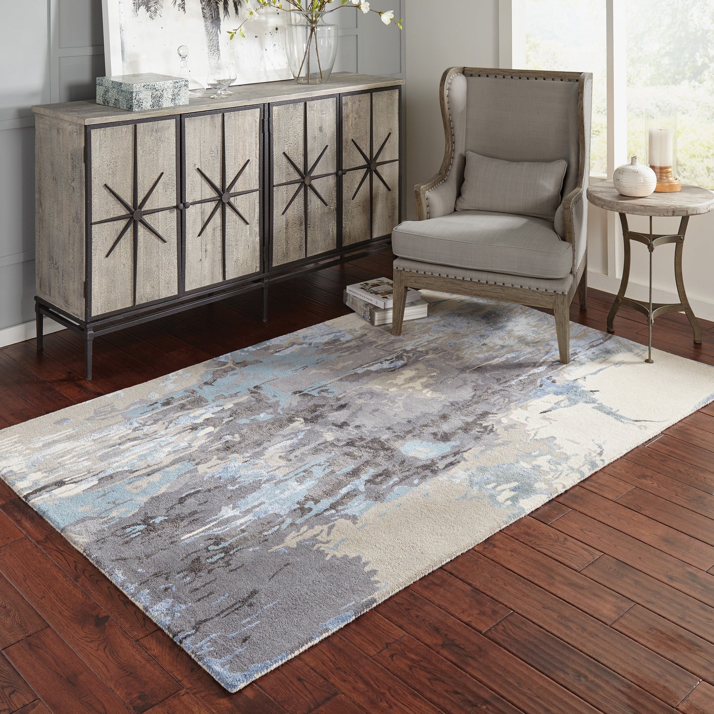 GALAXY 21906 Blue Rug - ORIENTAL WEAVERS