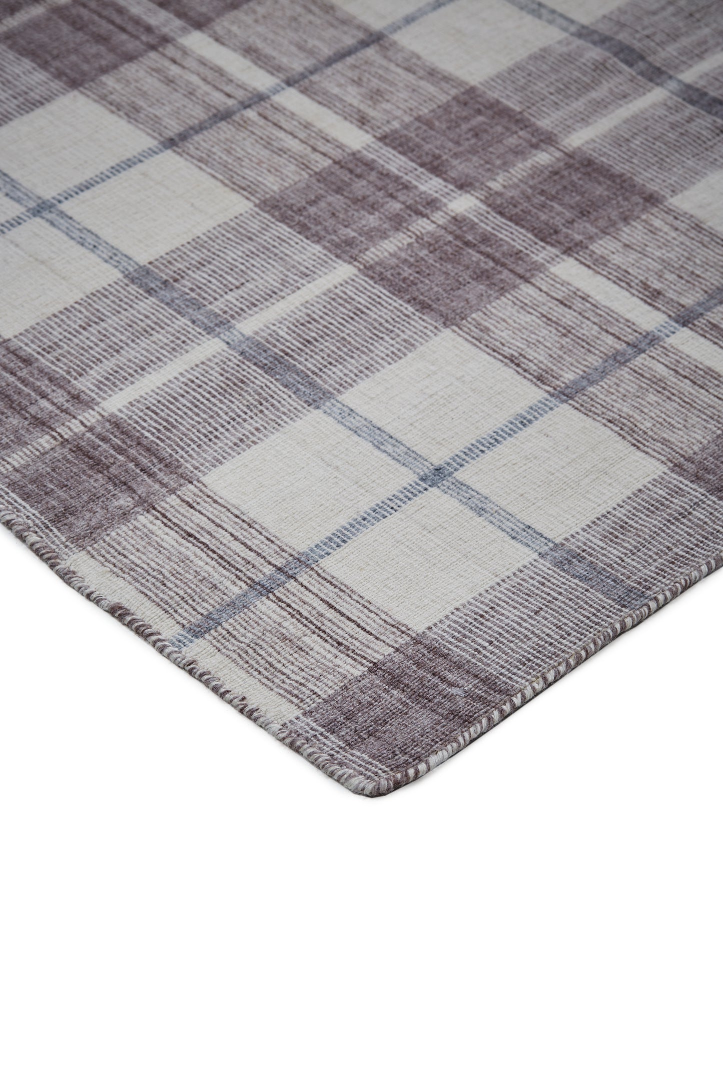 Crosby Transitional/Rustic Plaid Gray/Taupe/Ivory - Feizy Rug