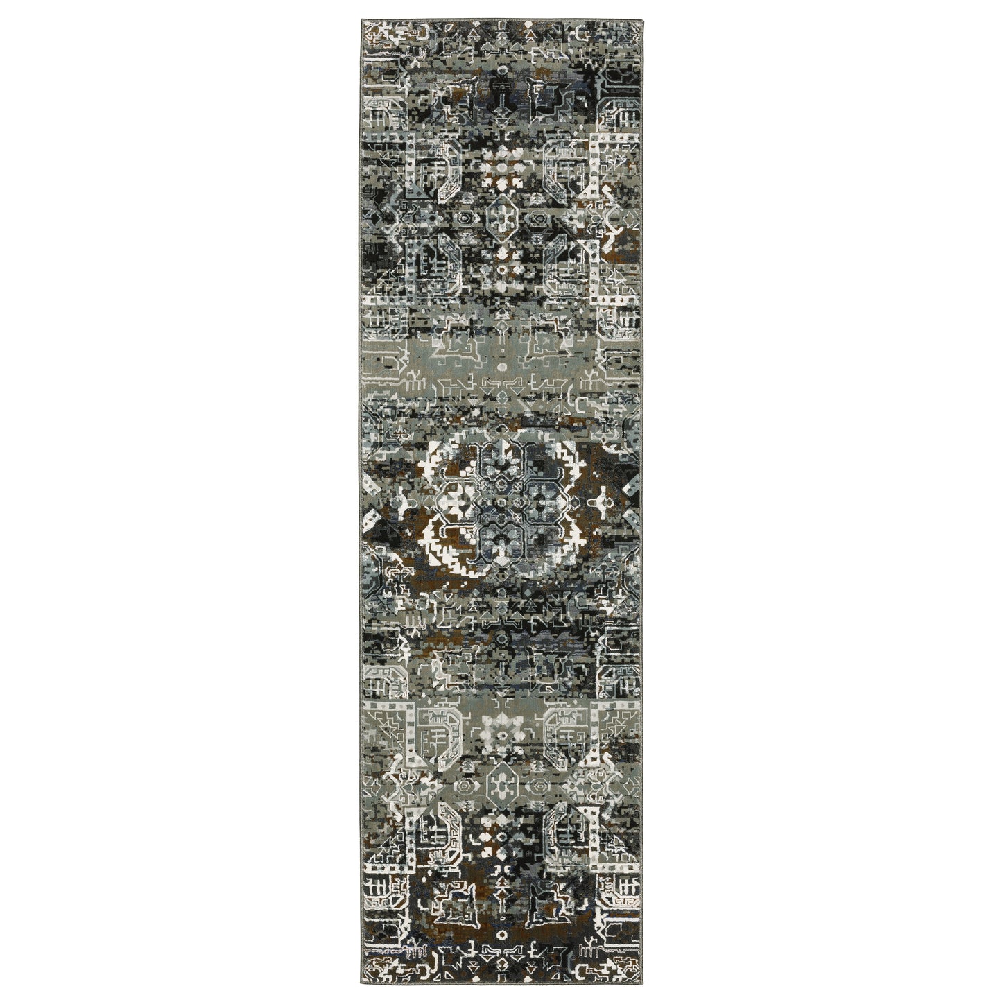 GEMINI 2060V Charcoal Rug - ORIENTAL WEAVERS