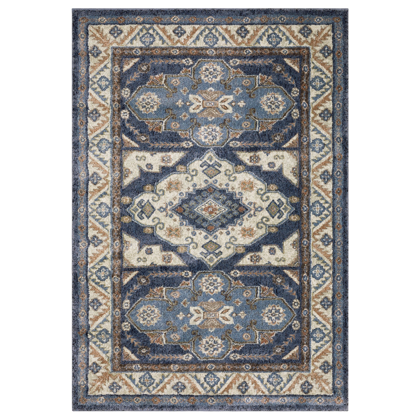 GEMMA GEM02 Blue Rug - ORIENTAL WEAVERS