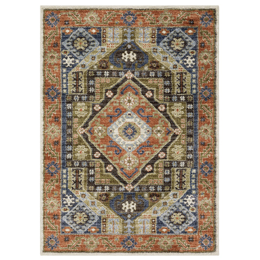 GEMMA GEM03 Rust Rug - ORIENTAL WEAVERS