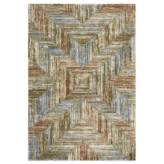 GEMMA GEM04 Blue Rug - ORIENTAL WEAVERS