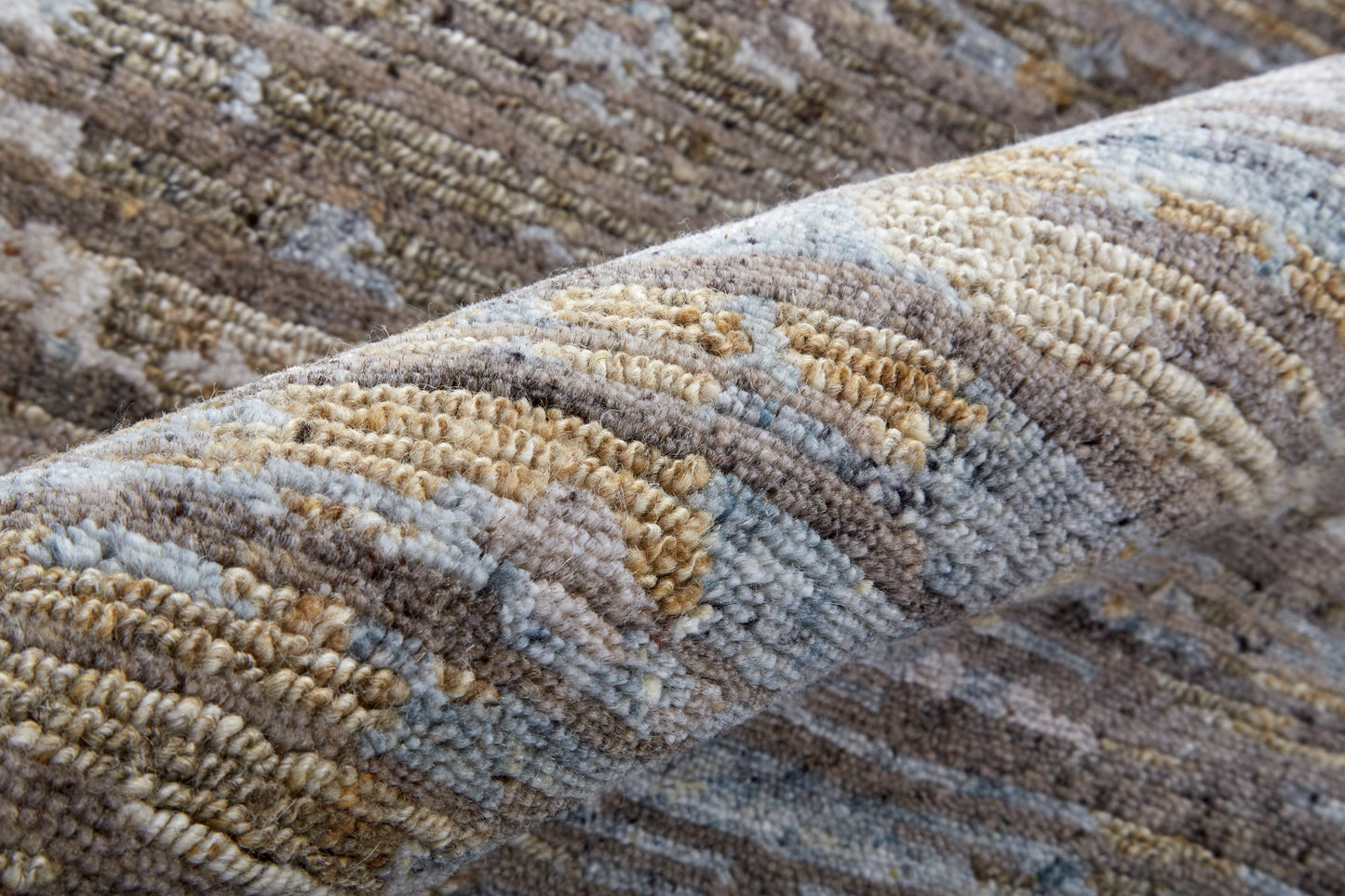 Conroe Modern/Casual/Industrial Brown/Gray Accent Rug