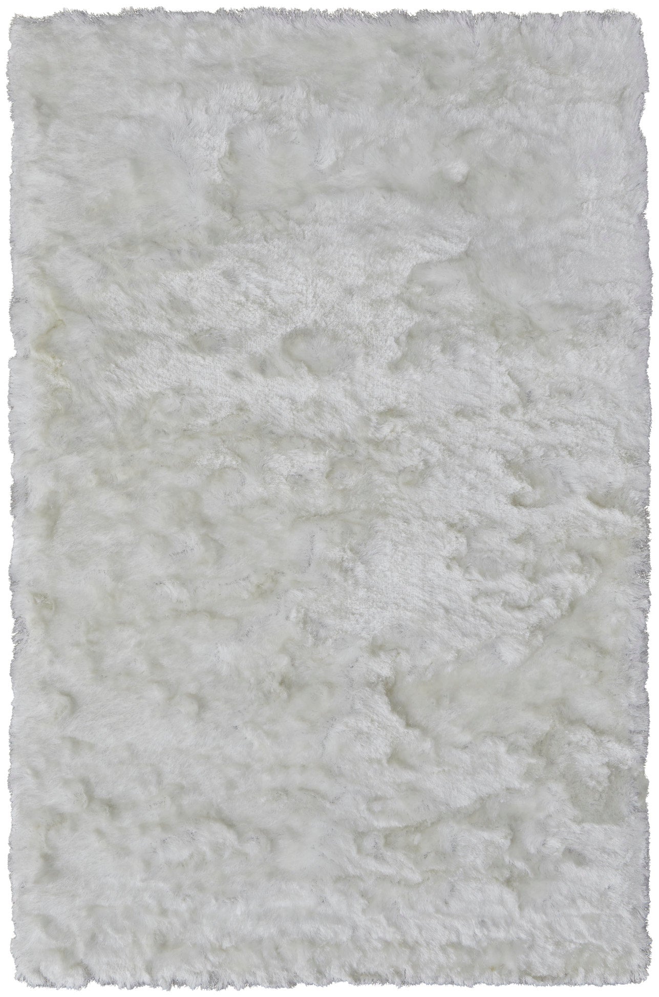 Indochine Modern/Luxury & Glam/Casual Solid White - Feizy Rug
