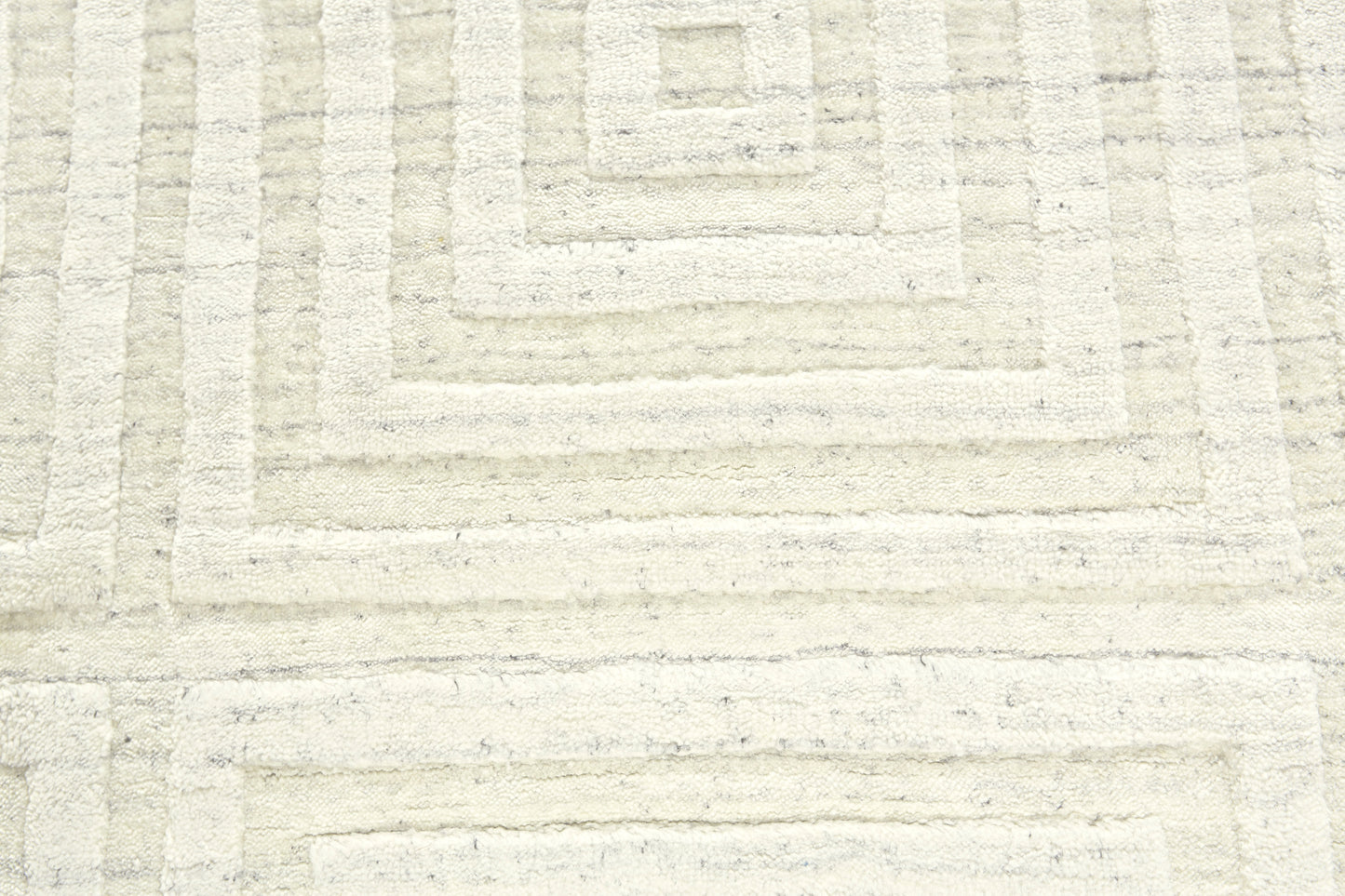 Gramercy Modern/Casual/Scandinavian Geometric Ivory - Feizy Rug