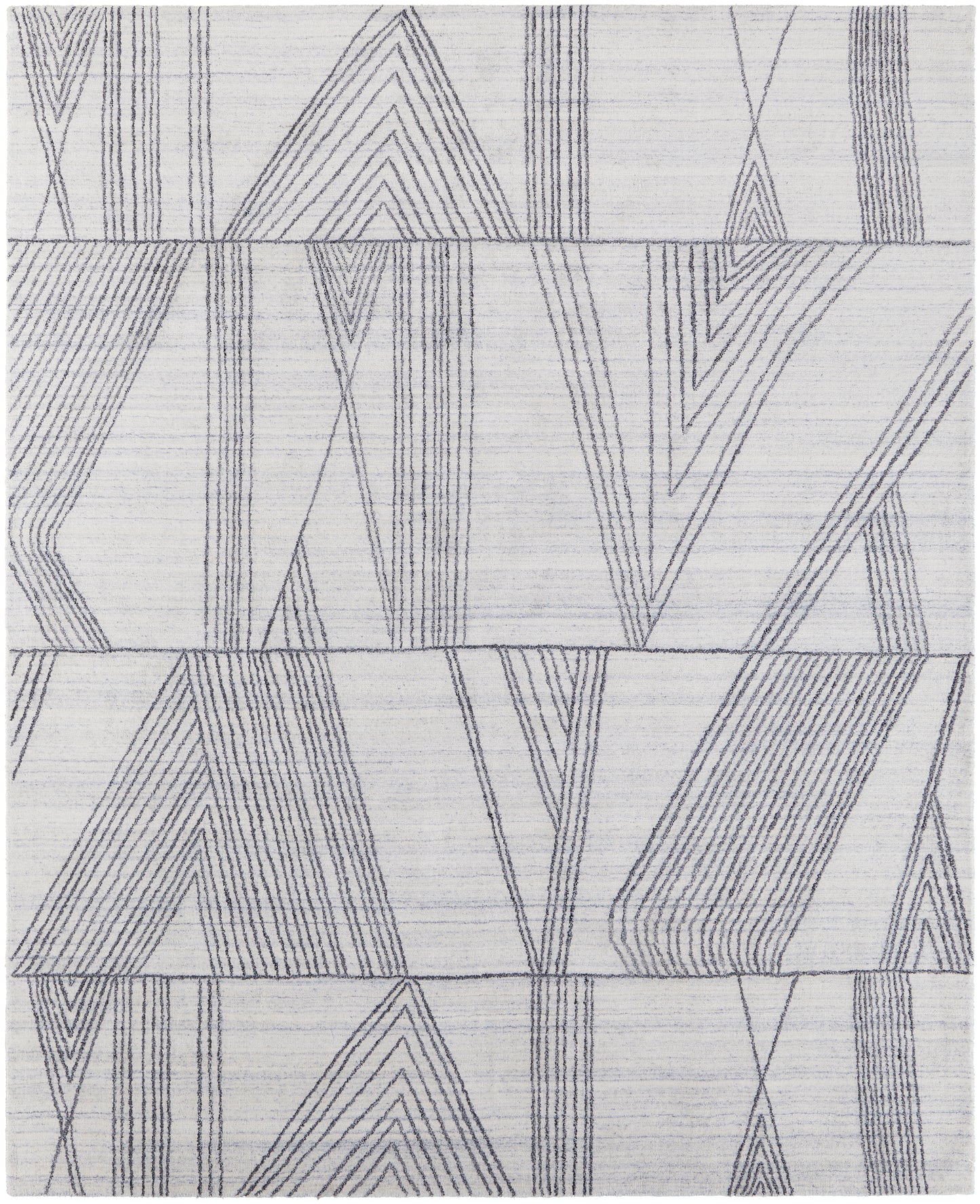 Whitton Modern/Industrial/Casual Ivory/Black Accent Rug