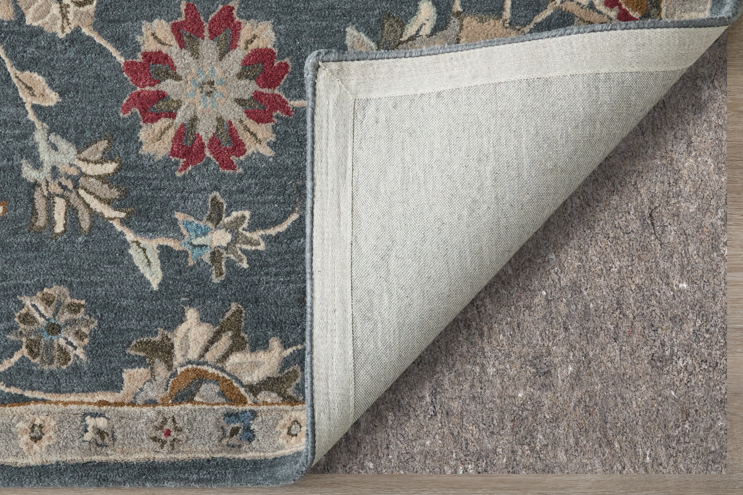 Rylan Transitional/Vintage/Casual Gray/Ivory/Red Accent Rug  Feizy Rugs Small Parcel,Feizy Rugs,Rylan,Gray/Ivory/Red,2' x 3',Accent Rug,Wool,Transitional/Vintage/Casual,India