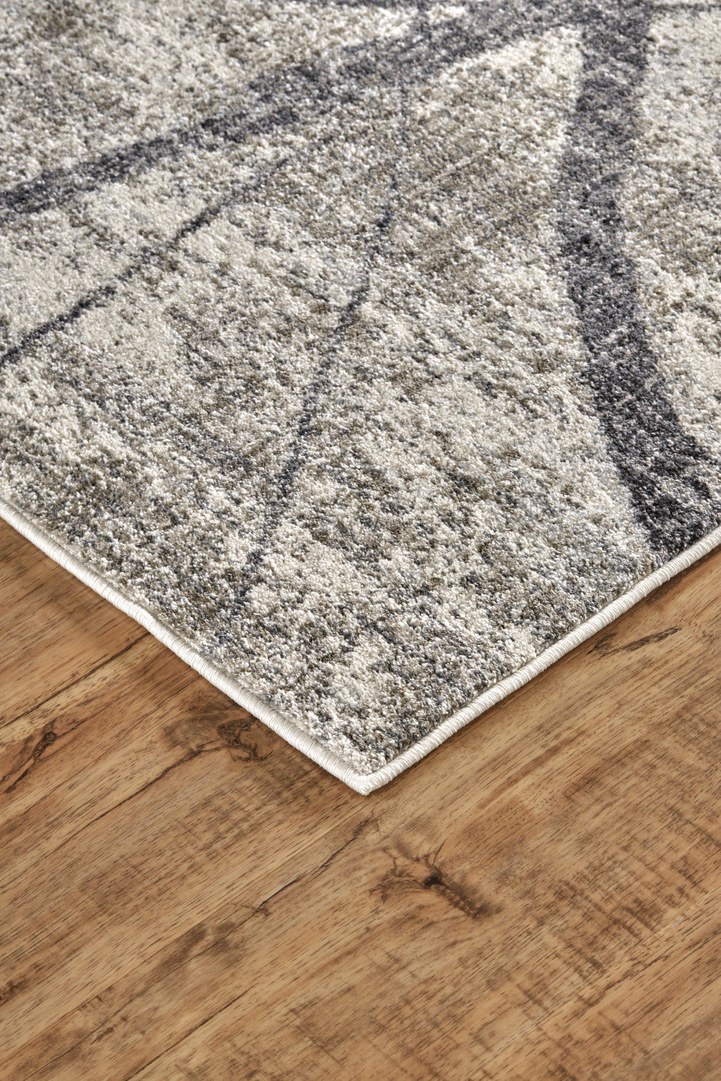Kano Transitional/Industrial Taupe/Gray/Ivory Runner  Feizy Rugs Small Parcel,Feizy Rugs,Kano,Taupe/Gray/Ivory,2'7" x 8',Runner,Polypropylene/Polyester,Transitional/Industrial,Turkey
