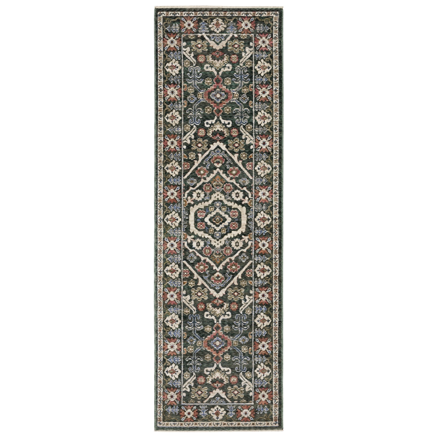 HASTINGS HA02B Green Rug - ORIENTAL WEAVERS