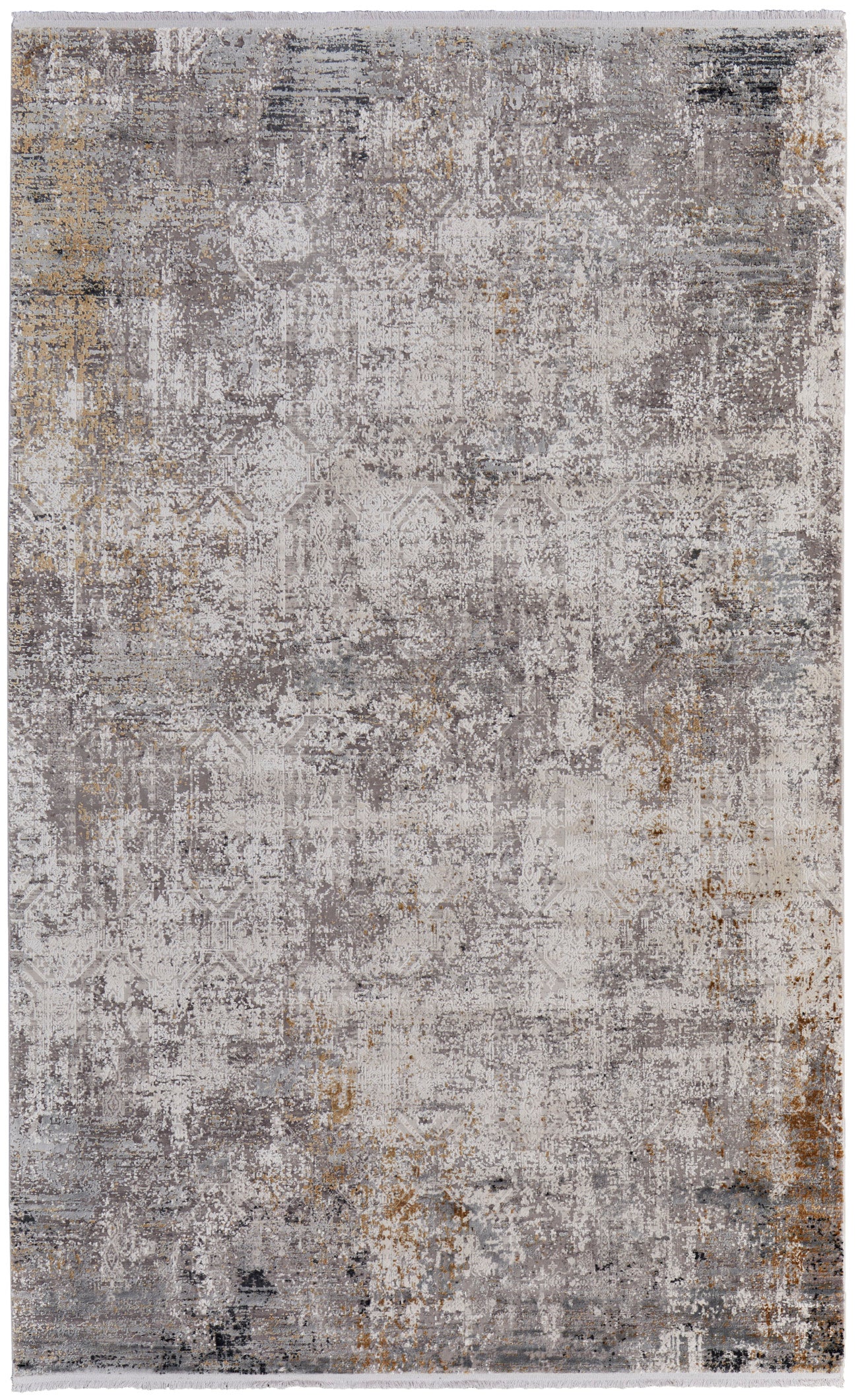 Cadiz Modern/Industrial/Luxury & Glam Ivory/Taupe/Gray Accent Rug