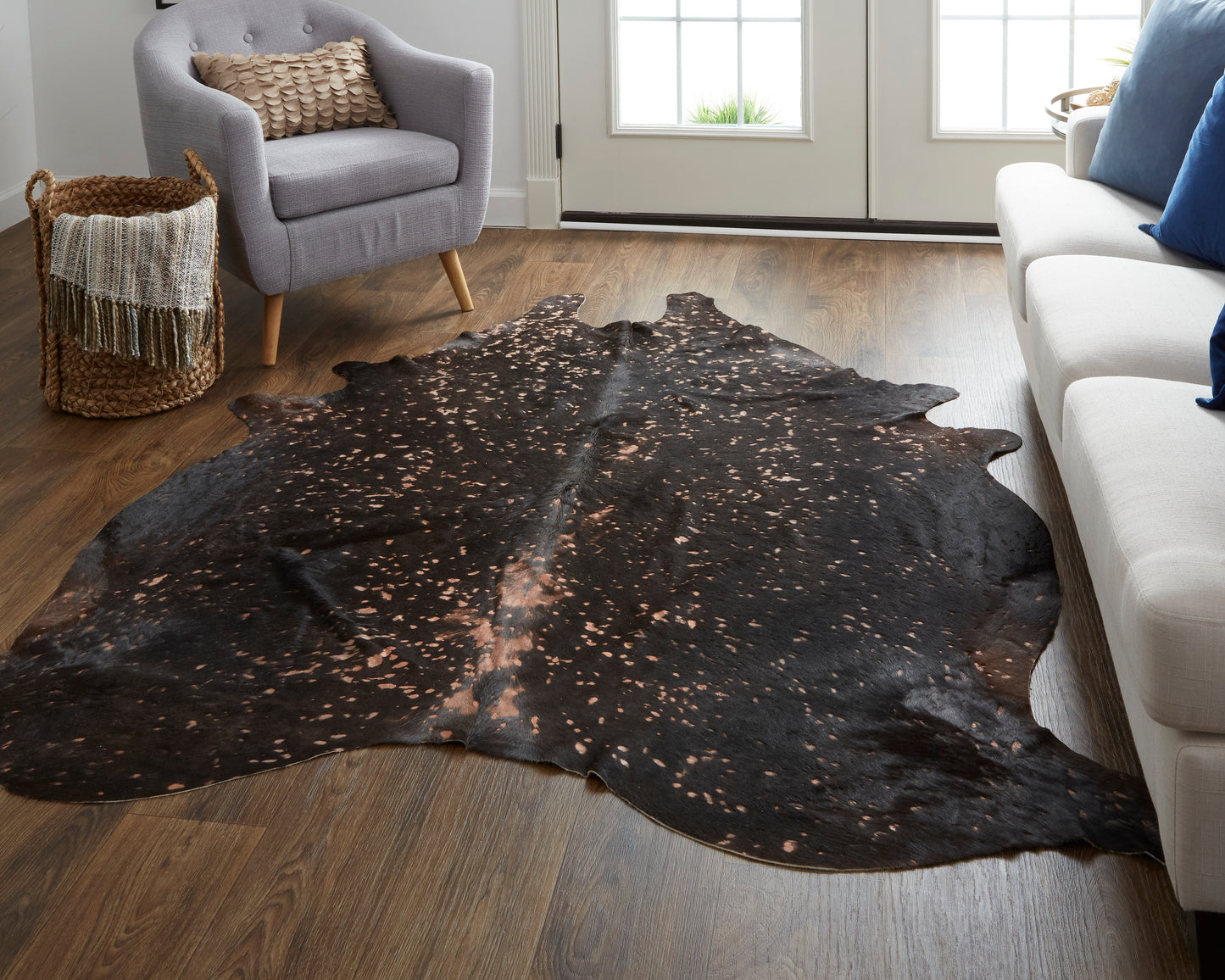 Ellyse Transitional/Cabin & Lodge Animal Print Brown - Feizy Rug
