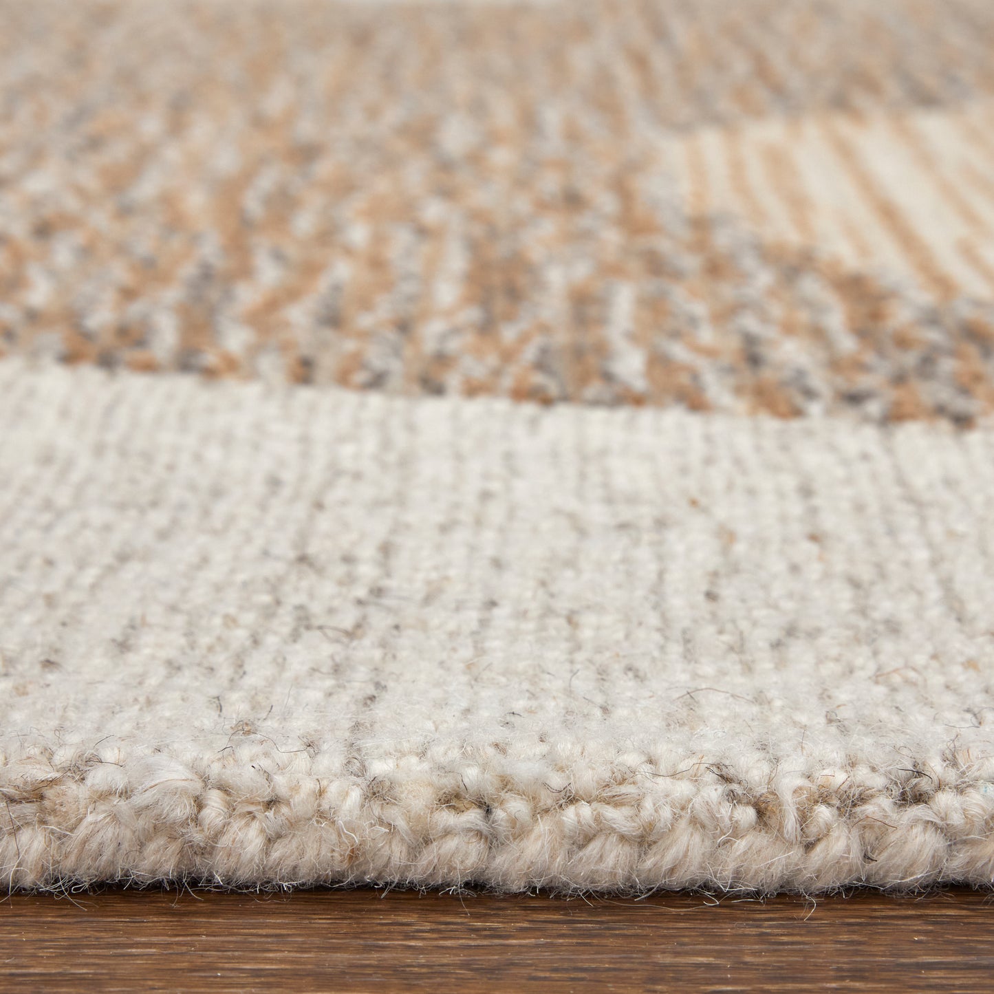 Pollock Modern/Casual/Bohemian & Eclectic Watercolor/Abstract Brown/Tan/Ivory - Feizy Rug