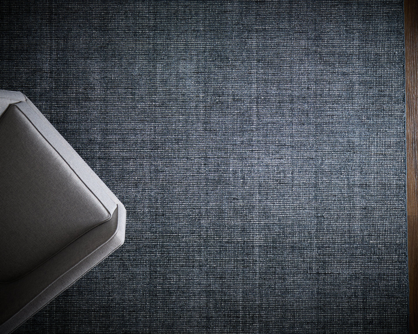Fleetwood Modern/Casual Solid Blue - Feizy Rug