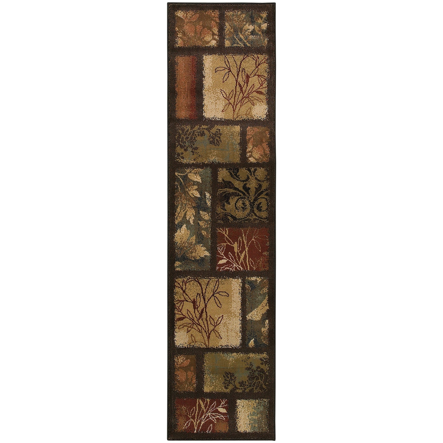 HUDSON 1699G Brown Rug - ORIENTAL WEAVERS