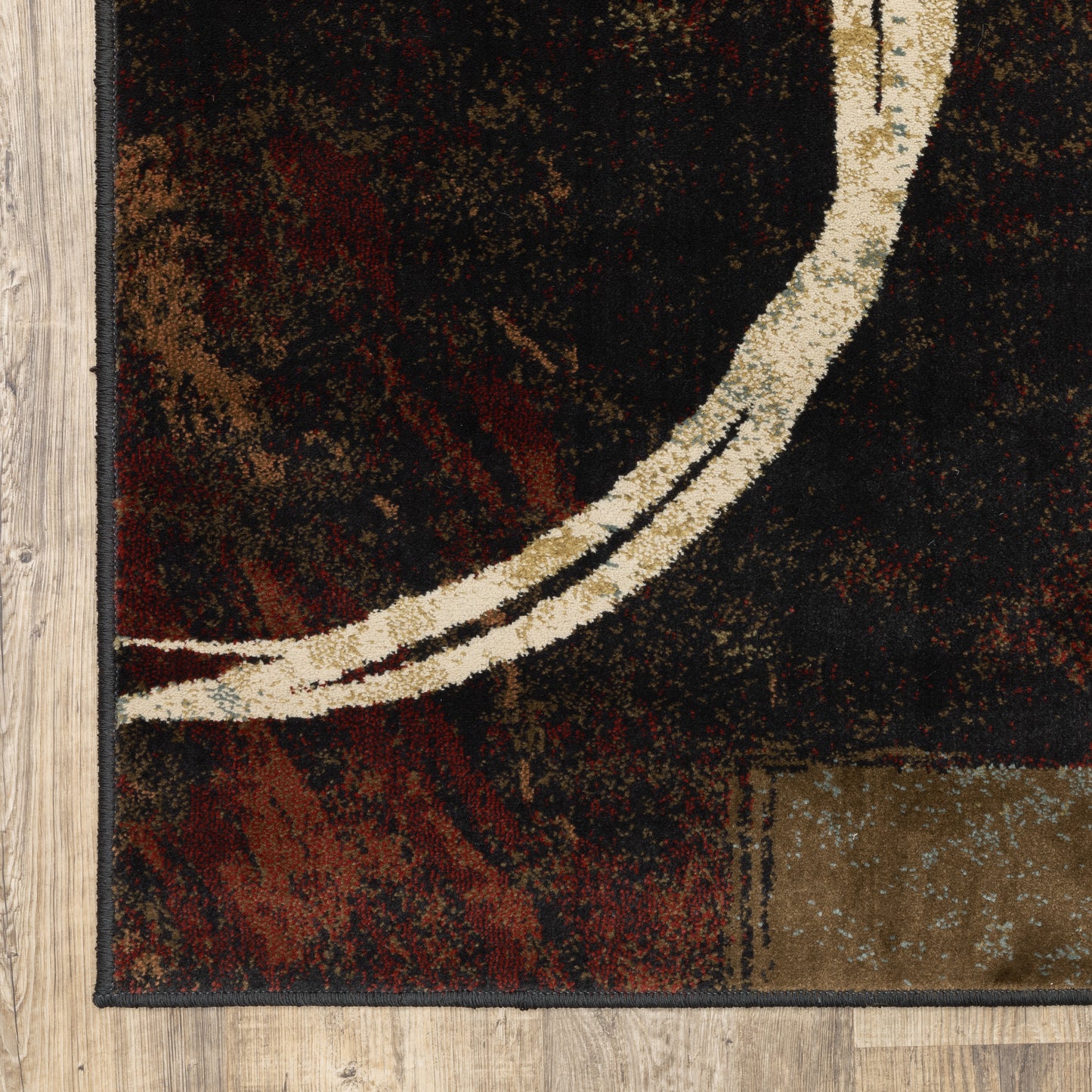 HUDSON 2544B Brown Rug - ORIENTAL WEAVERS