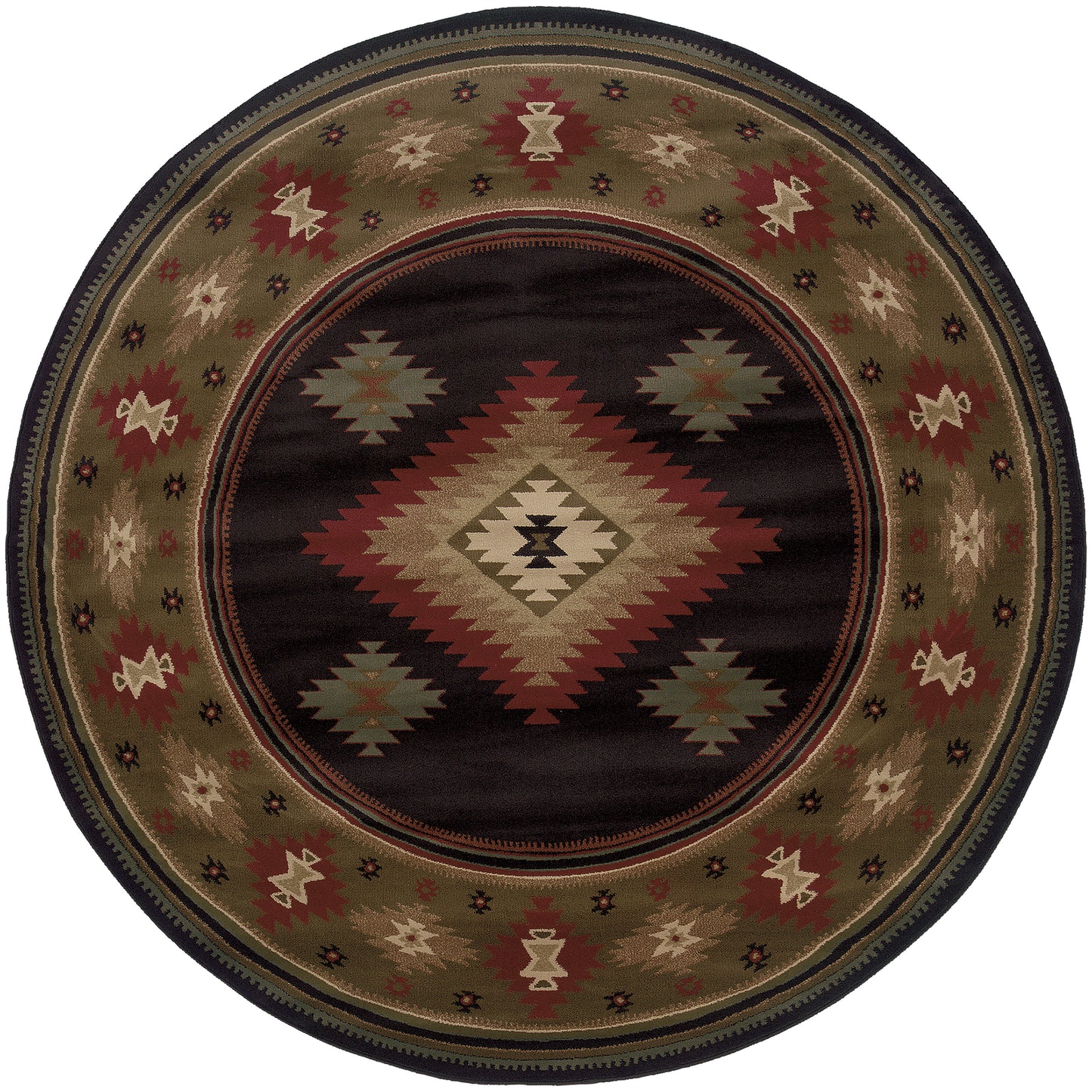 HUDSON 087G1 Black Rug - ORIENTAL WEAVERS