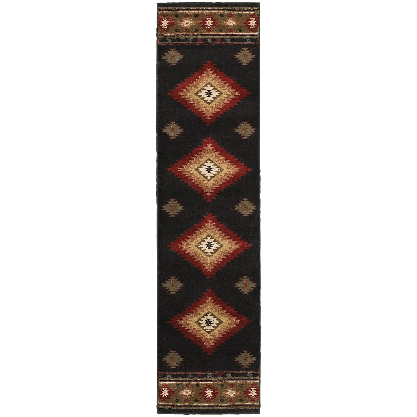 HUDSON 087G1 Black Rug - ORIENTAL WEAVERS