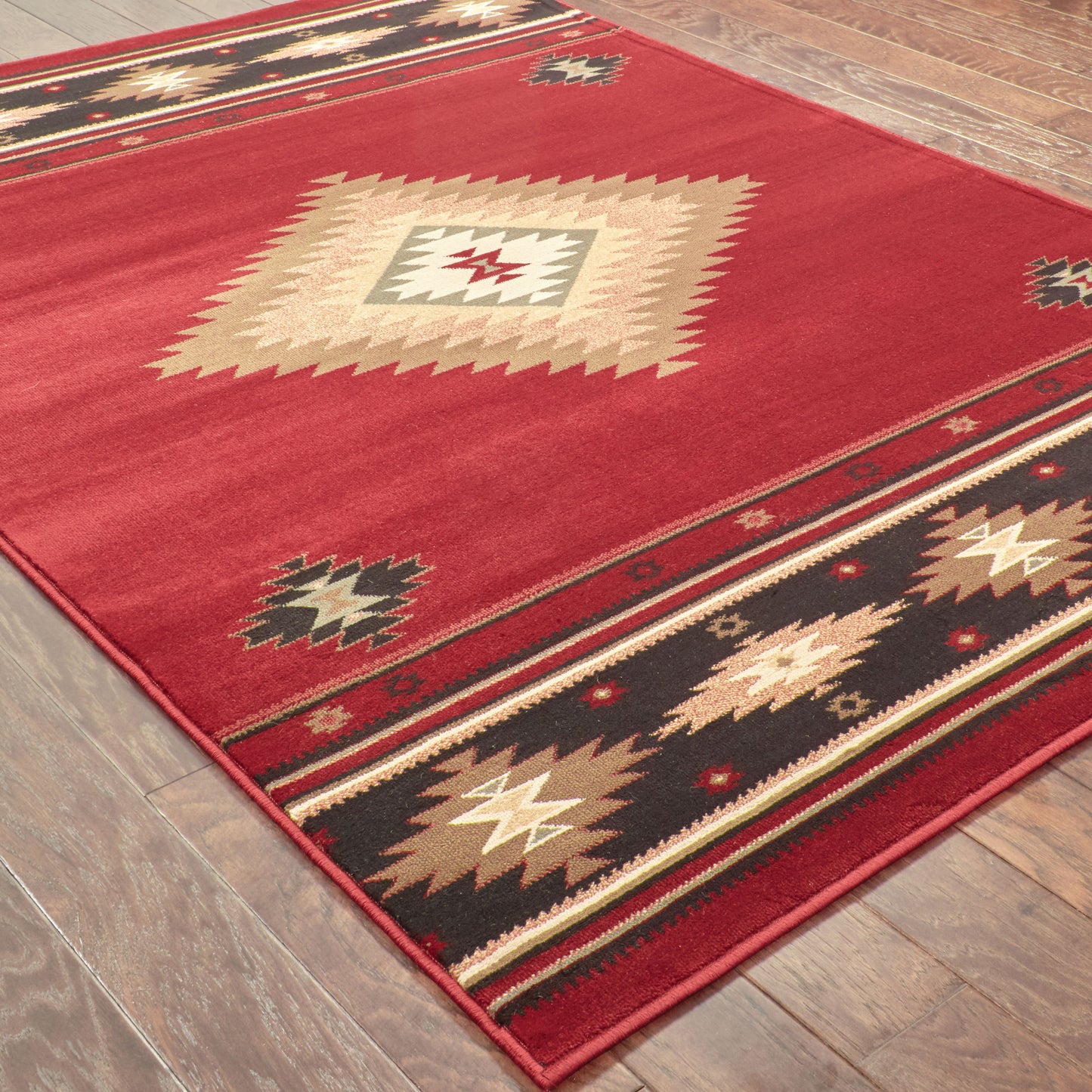 HUDSON 087K1 Red Rug - ORIENTAL WEAVERS