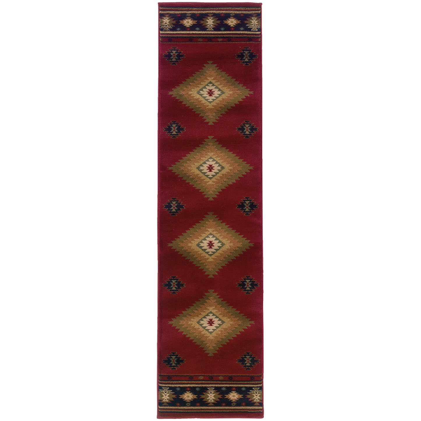 HUDSON 087K1 Red Rug - ORIENTAL WEAVERS