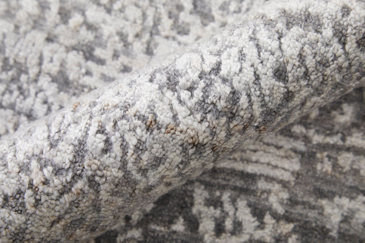 Eastfield Modern/Casual Abstract/Distressed Gray 6989 - Feizy Rug