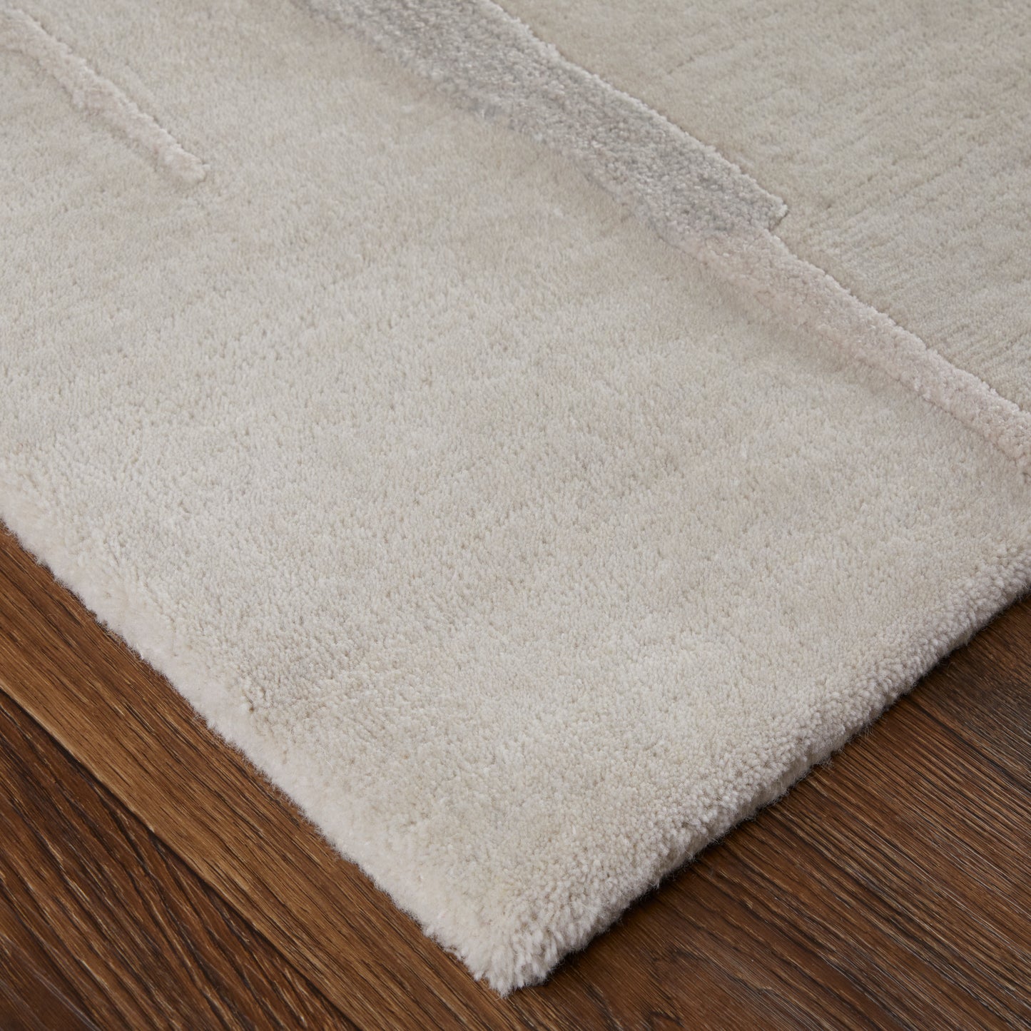 Anya Transitional/Industrial/Casual Abstract/Watercolor Ivory/Blue/Gray - Feizy Rug