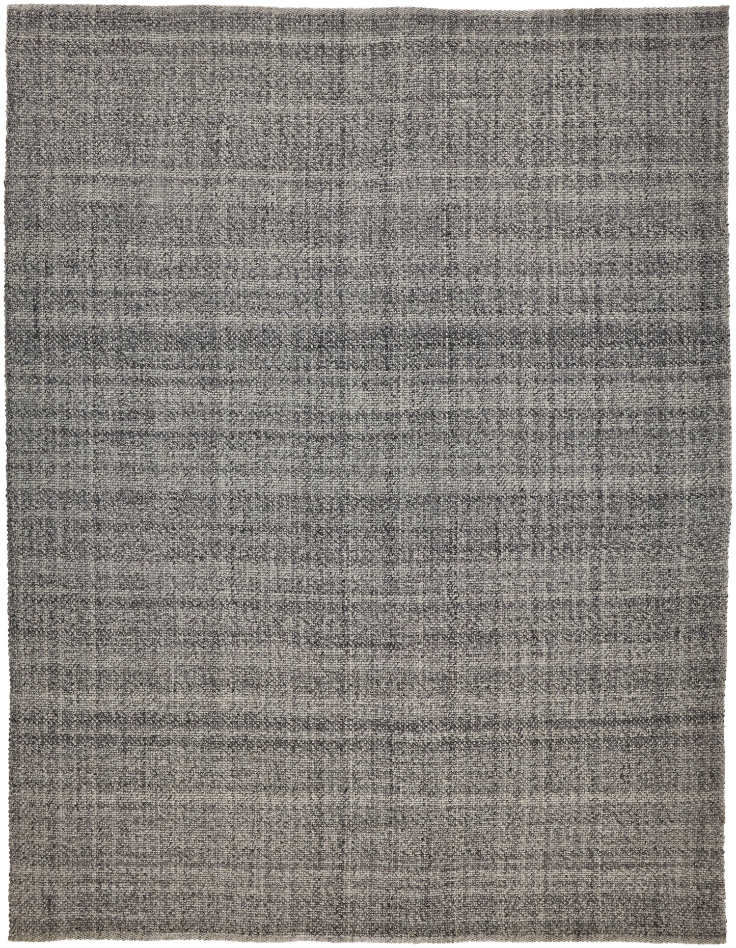 Naples Transitional/Casual/Nautical & Coastal Solid/Stripes Gray/Ivory - Feizy Rug