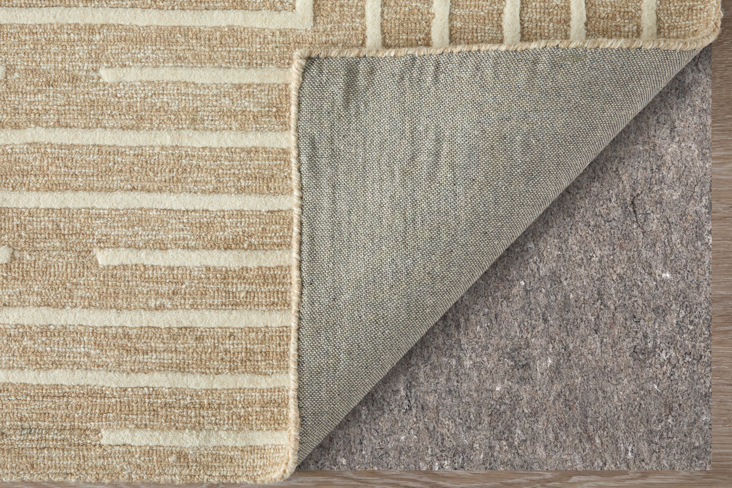 Fenner Transitional/Farmhouse/Casual Taupe/Ivory Runner  Feizy Rugs Small Parcel,Feizy Rugs,Fenner,Taupe/Ivory,2'6" x 8',Runner,Wool,Transitional/Farmhouse/Casual,India