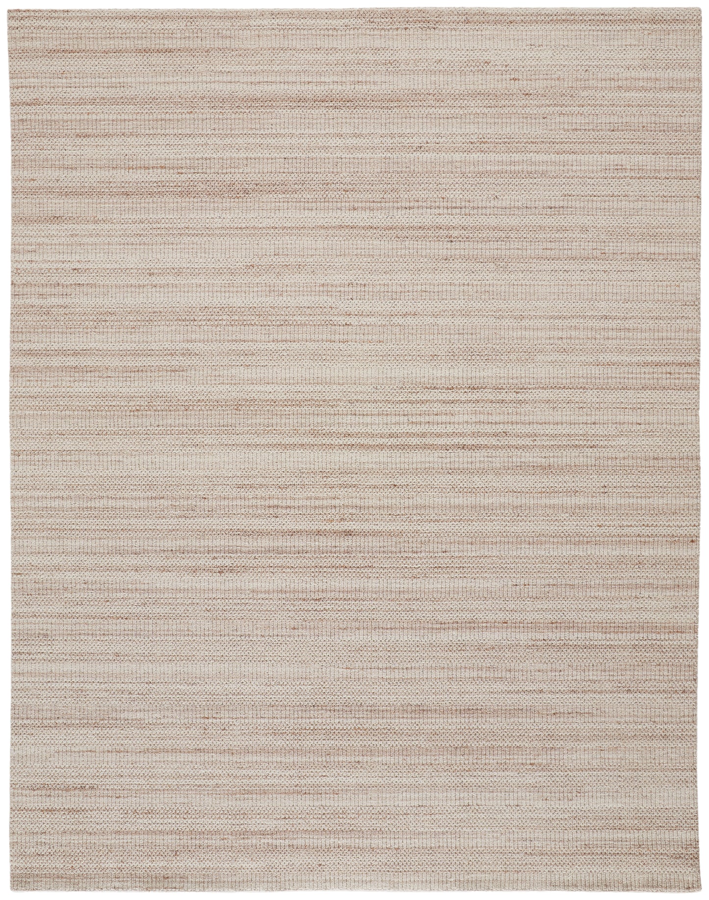 Keaton Transitional/Casual/Scandinavian Solid/Stripes Ivory - Feizy Rug