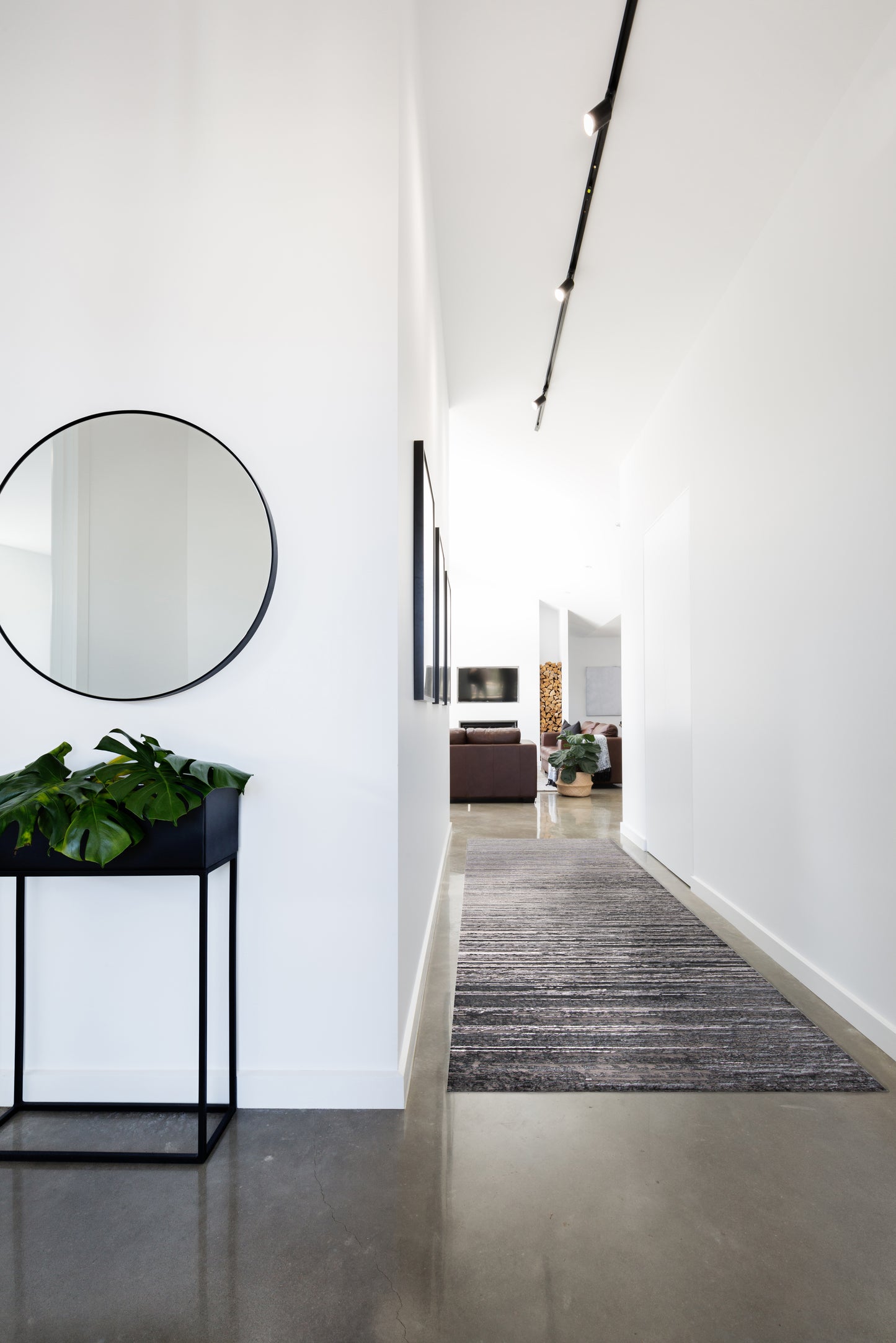 Micah Modern/Industrial Black/Gray Runner  Feizy Rugs Small Parcel,Feizy Rugs,Micah,Black/Gray,2'10" x 7'10",Runner,Polyester/Polypropylene,Modern/Industrial,Turkey