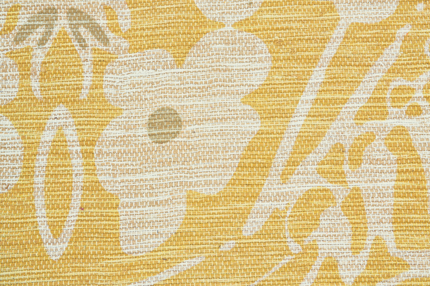 Coronado Modern/Casual/Bohemian & Eclectic Floral & Botanical/Medallion Yellow/Ivory/Taupe - Feizy Rug