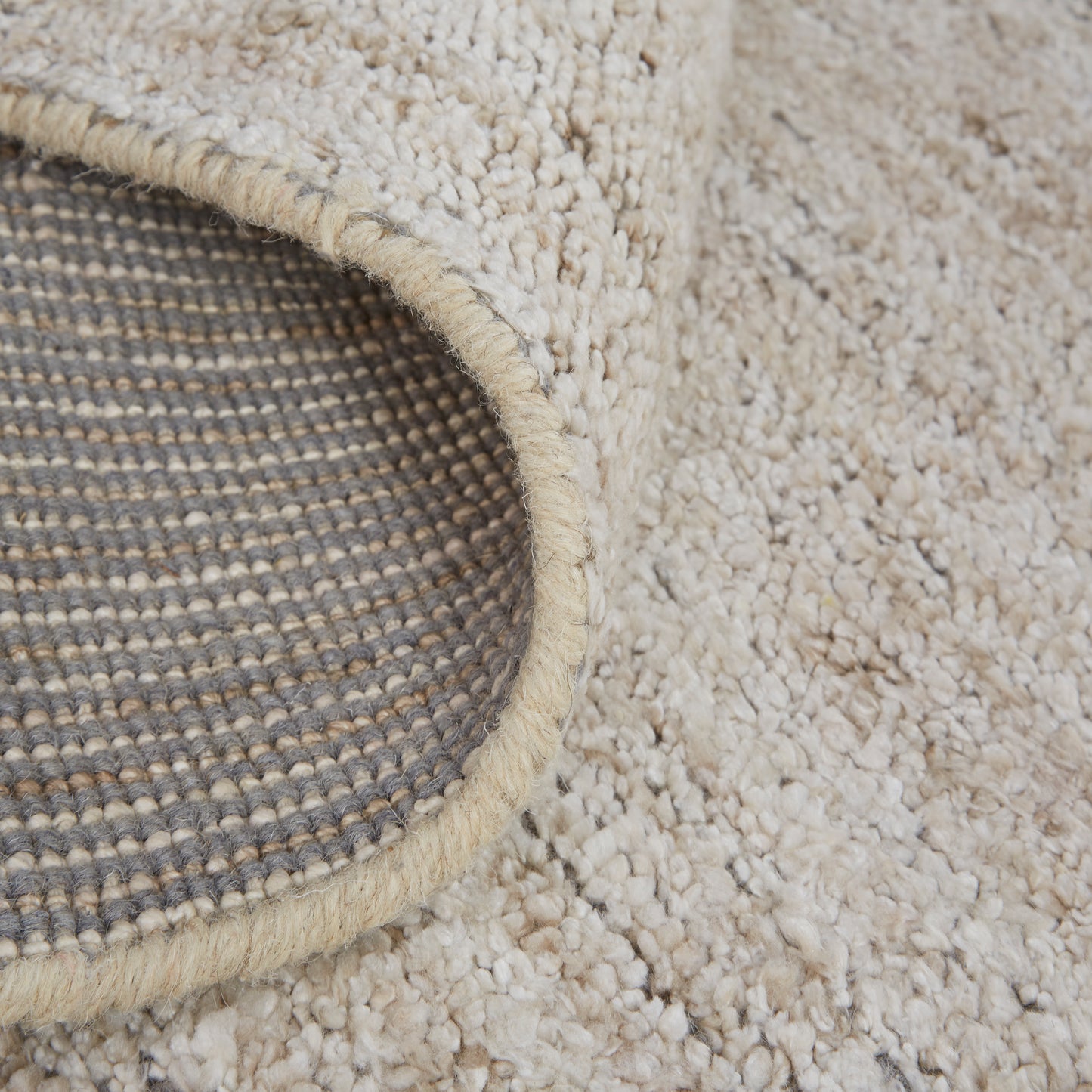 Delino Transitional/Casual/Industrial Solid Taupe - Feizy Rug