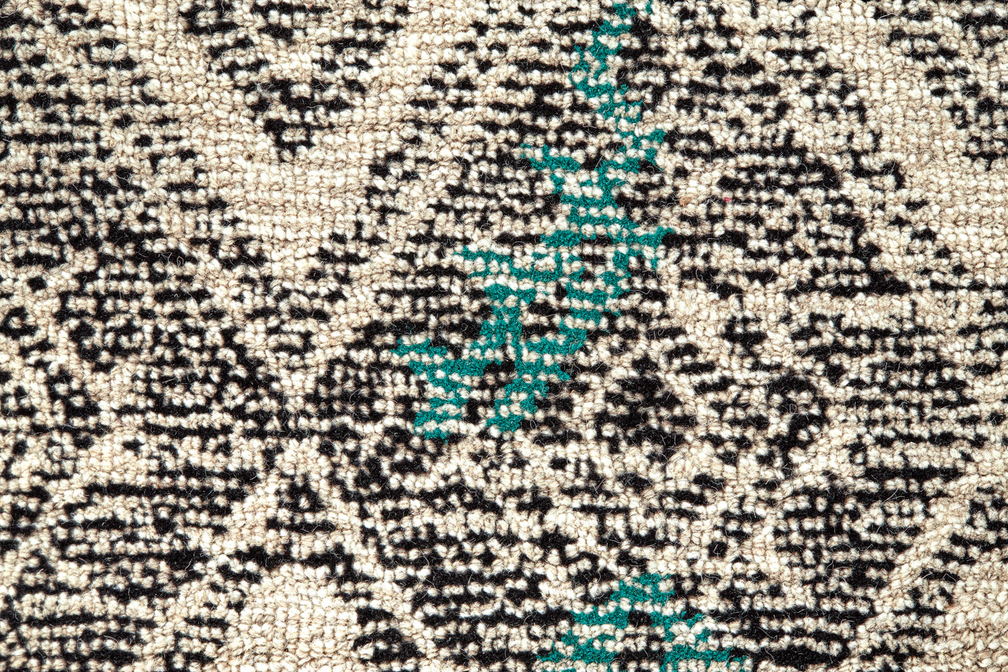 Arazad Transitional/Global/Bohemian & Eclectic Geometric/Moroccan/Diamond Black/Ivory/Green - Feizy Rug