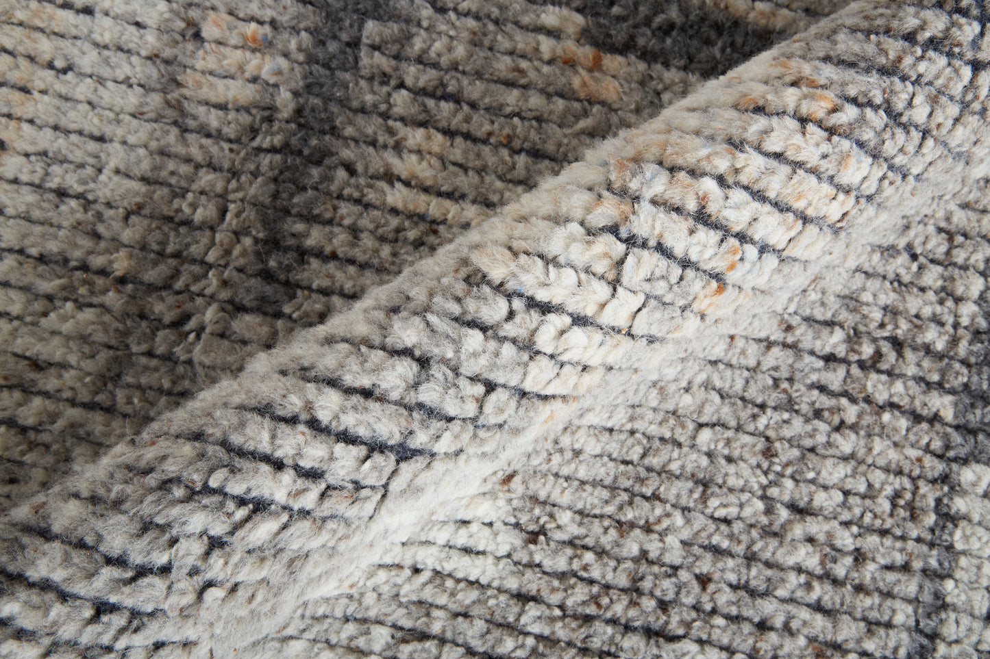 Alford Modern/Industrial Abstract/Distressed Gray/Silver - Feizy Rug
