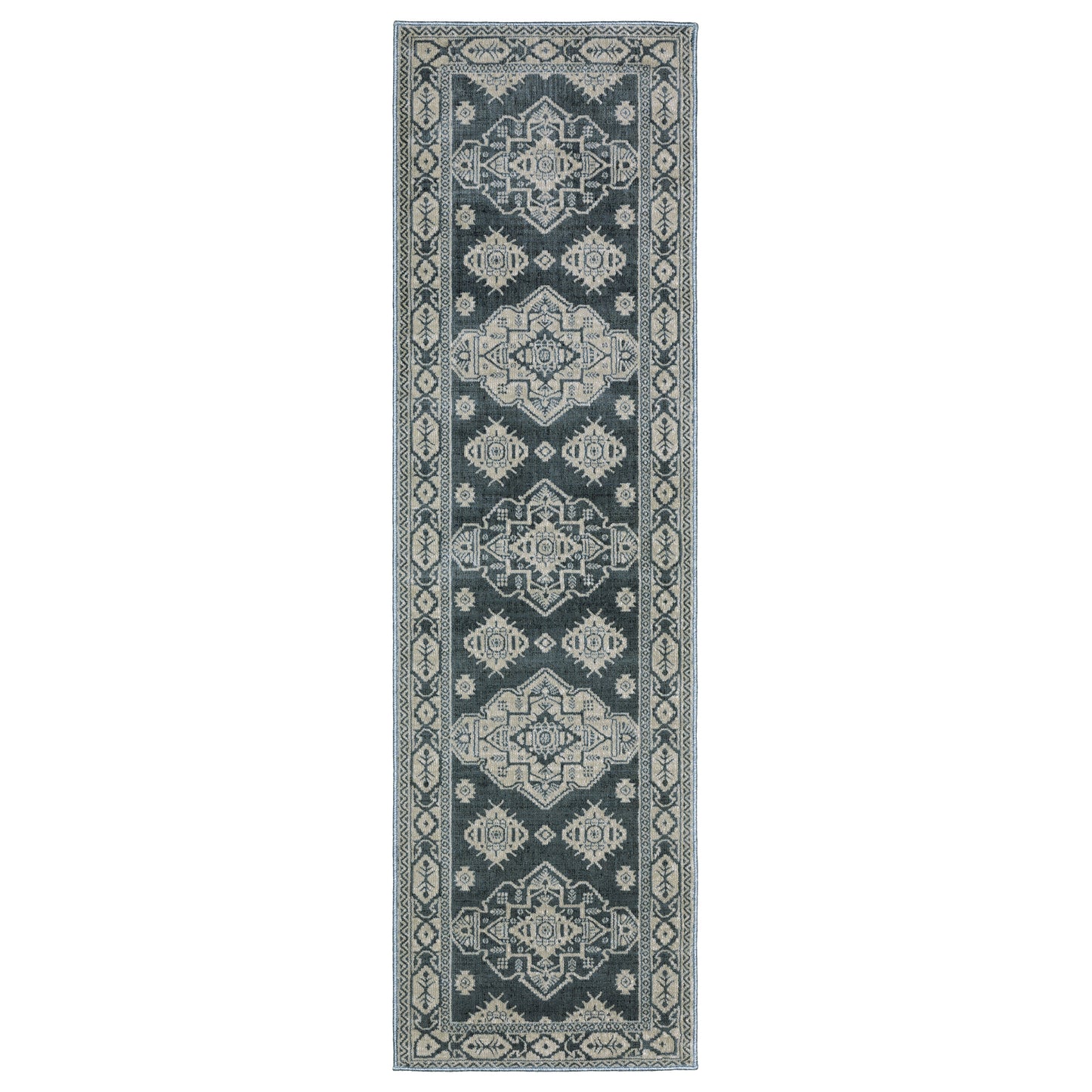 INTRIGUE INT05 Blue Rug - ORIENTAL WEAVERS