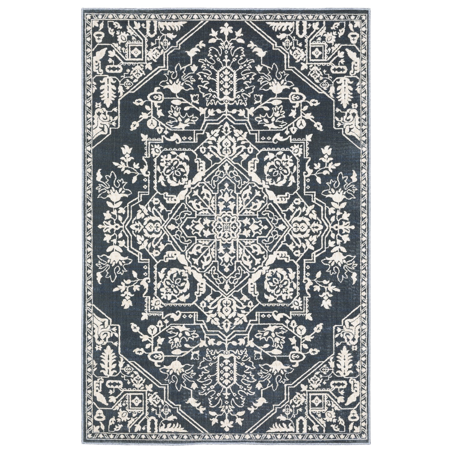INTRIGUE INT10 Blue Rug - ORIENTAL WEAVERS
