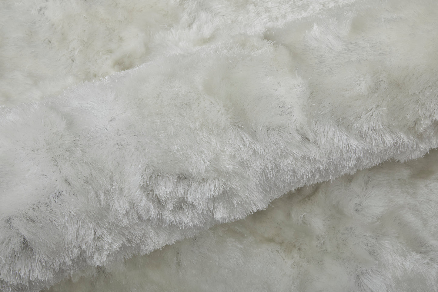 Indochine Modern/Luxury & Glam/Casual Solid White - Feizy Rug
