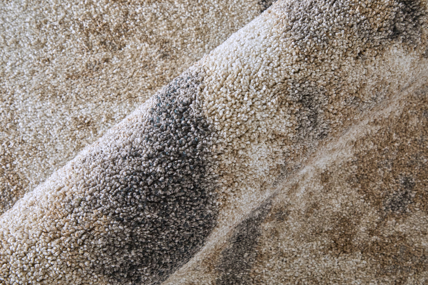 Richmond Modern/Industrial Abstract/Distressed Tan/Gray - Feizy Rug