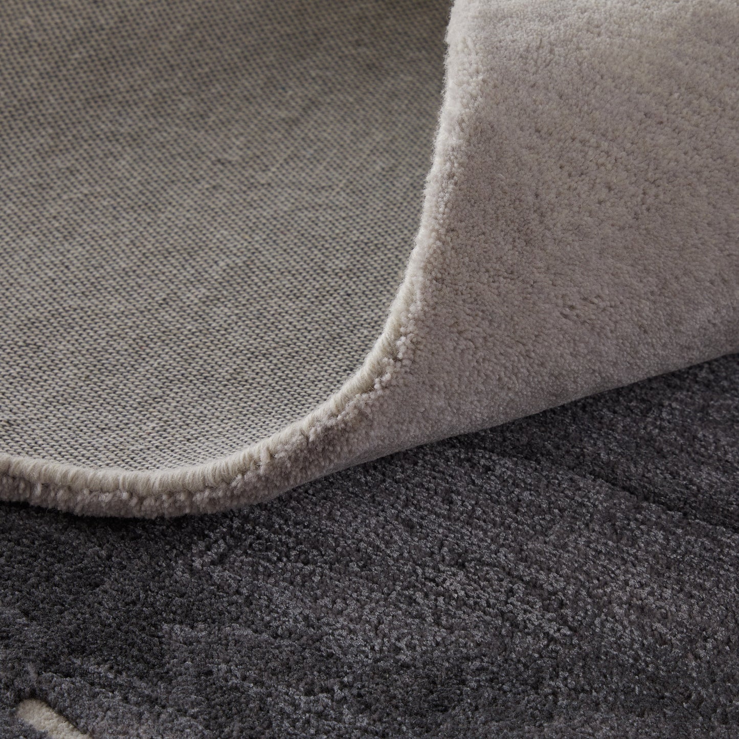 Anya Transitional/Industrial/Casual Abstract/Watercolor Ivory/Gray/Taupe - Feizy Rug