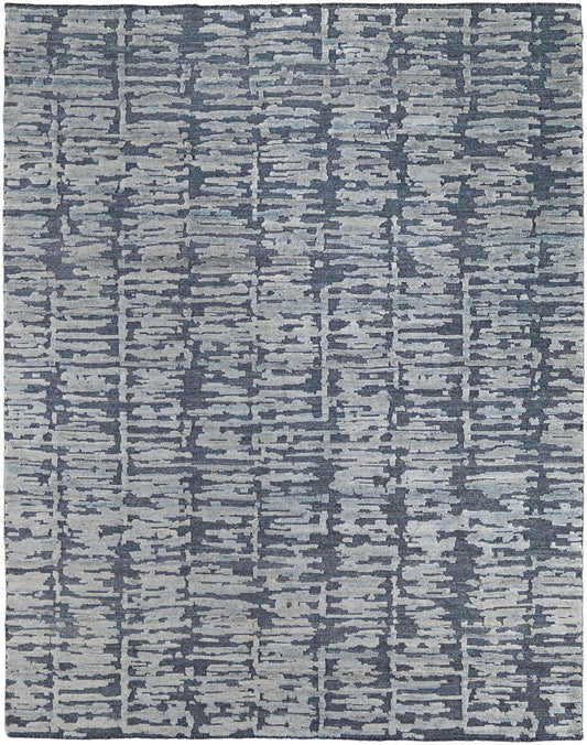 Berwyn Modern/Casual Blue/Silver/Gray Accent Rug  Feizy Rugs Small Parcel,Feizy Rugs,Berwyn,Blue/Silver/Gray,2' x 3',Accent Rug,Wool,Modern/Casual,India