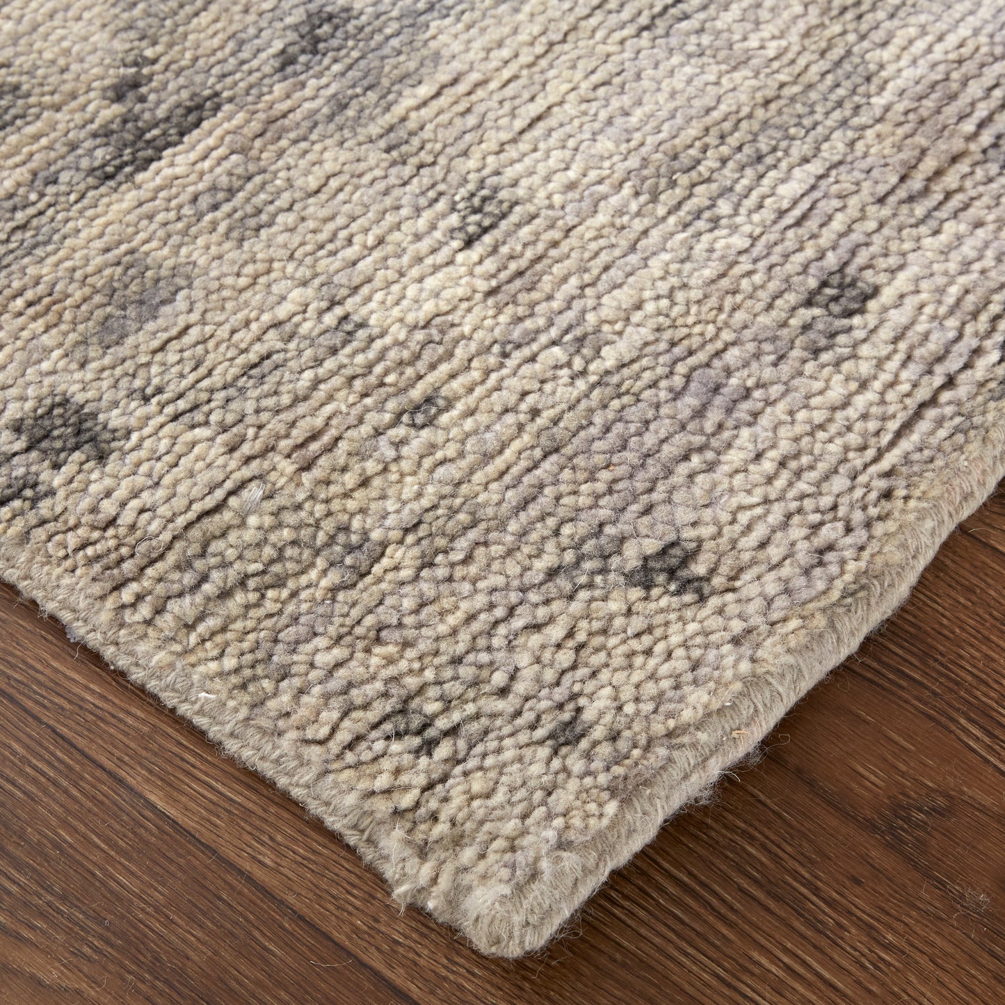 Wyman Transitional/Casual Abstract/Distressed Ivory/Gray - Feizy Rug