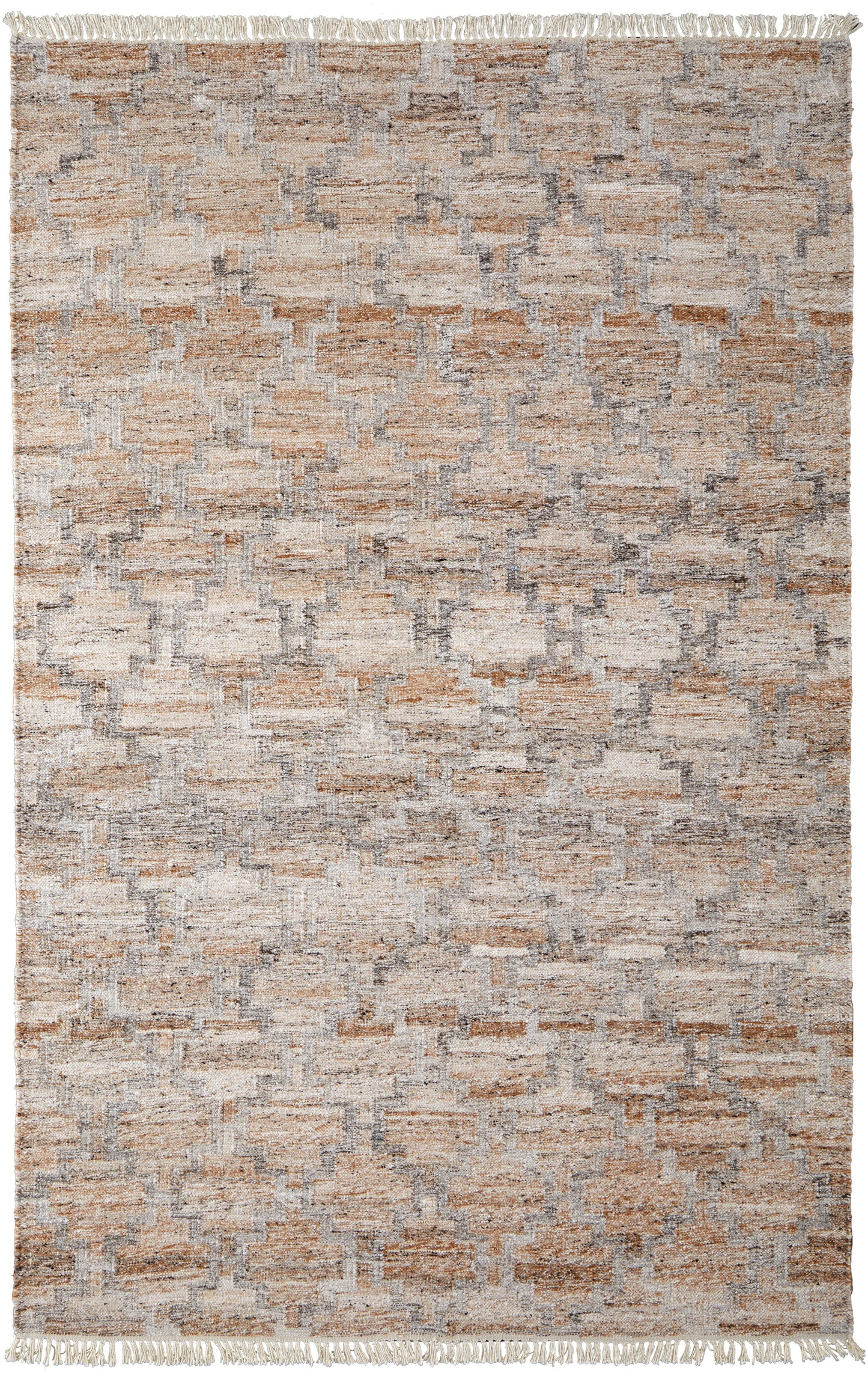 Beckett Transitional/Moroccan/Bohemian & Eclectic Tan/Gray/Ivory Accent Rug