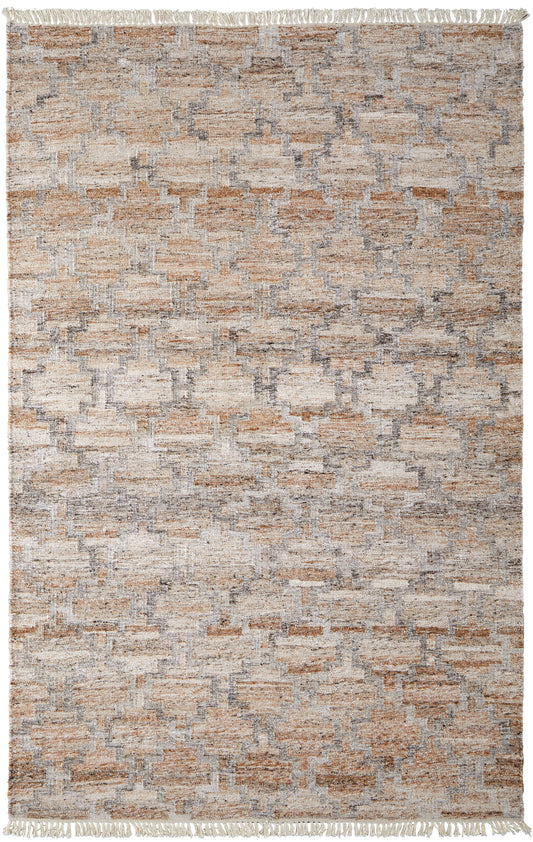 Beckett Transitional/Moroccan/Bohemian & Eclectic Tan/Gray/Ivory Area Rug